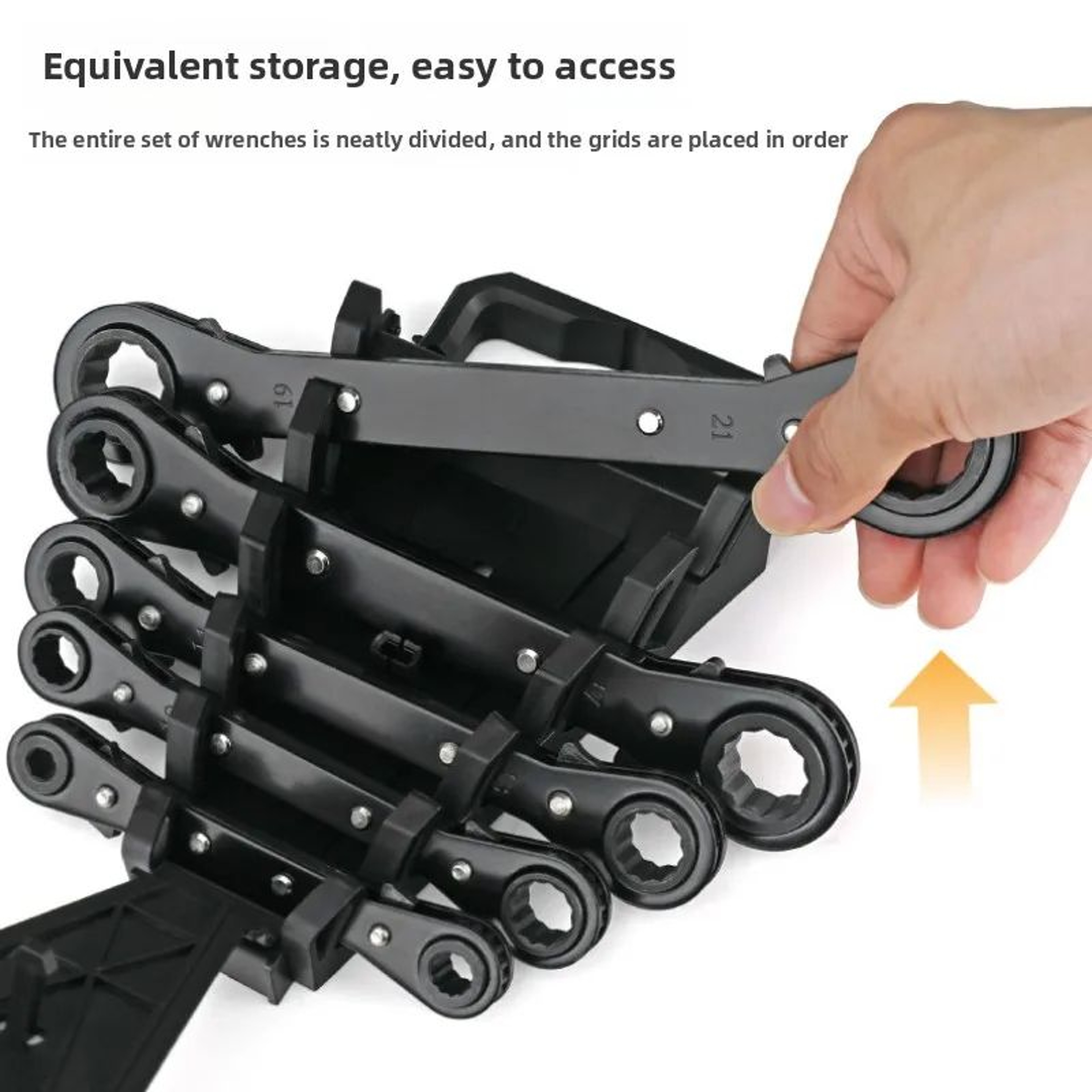 DoubleEnded Reversible Ratchet Wrench  Open  Box Spanner TwoWay Fast Wrench  LaborSaving Auto Repai 4
