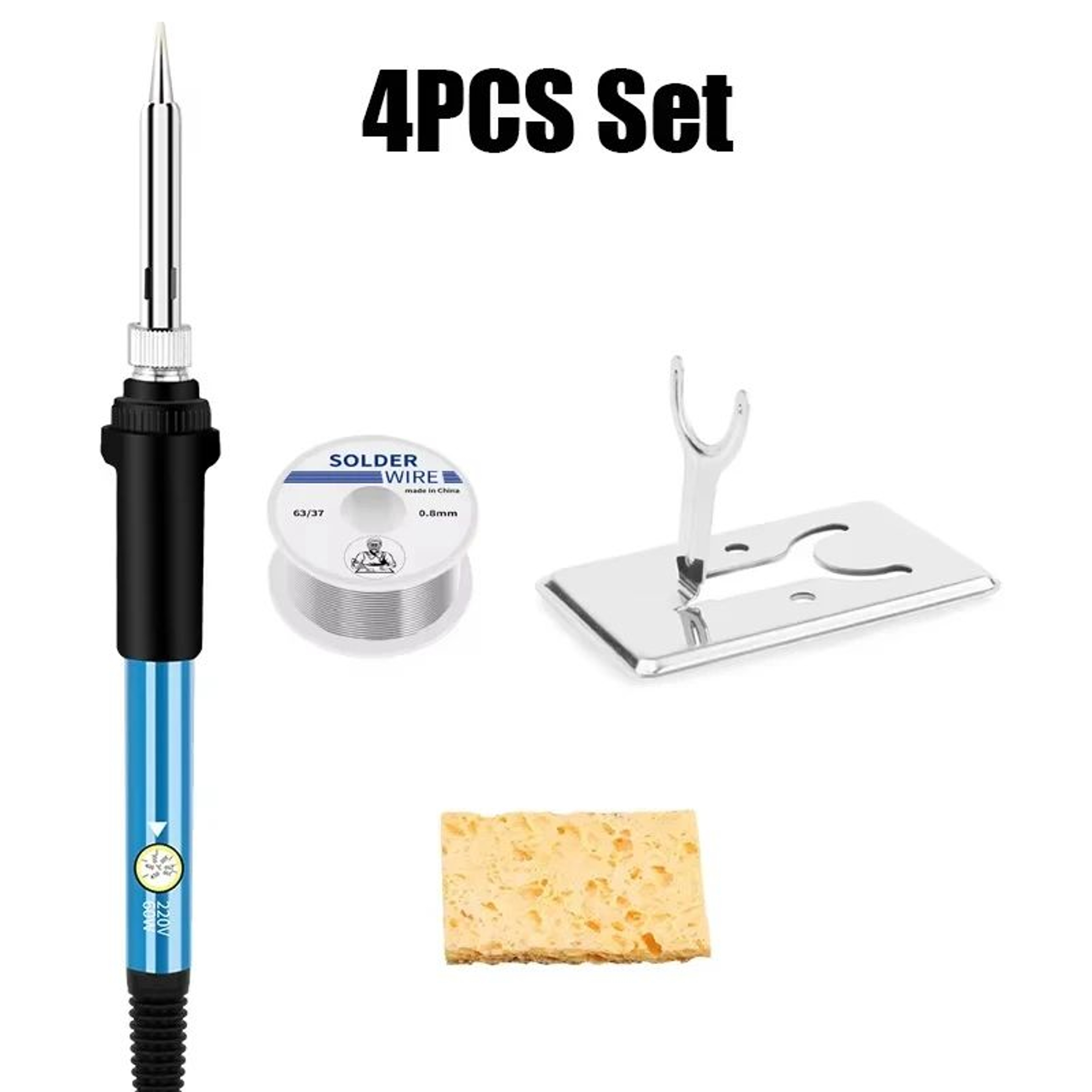 Adjustable Temperature Soldering Iron Kit 60W  110V220V Electric Solder Tool Set For Electronics Re 9