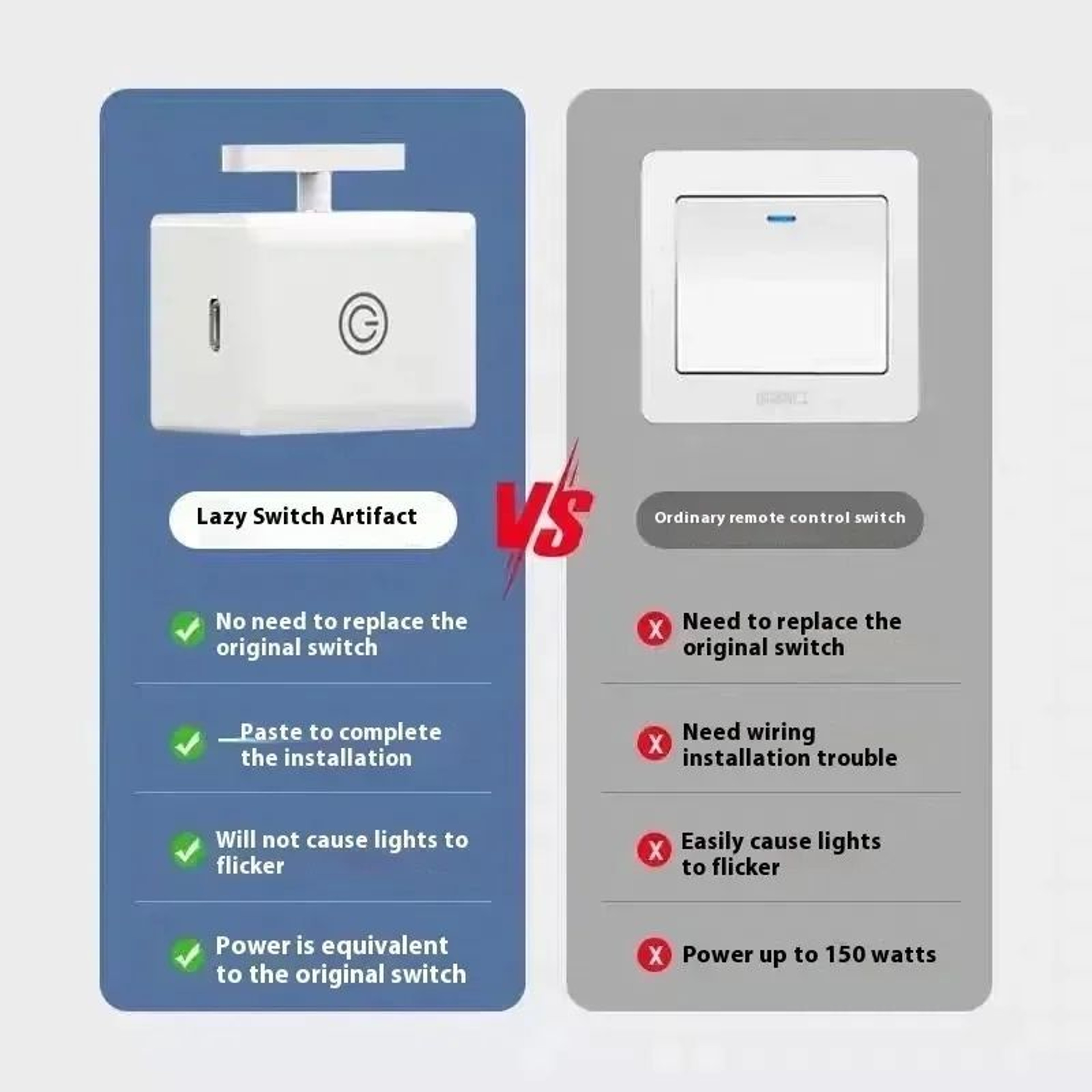 USB Rechargeable Smart Switch Button Pusher  Wireless Remote Control Light Switch Turner For HandsF 3