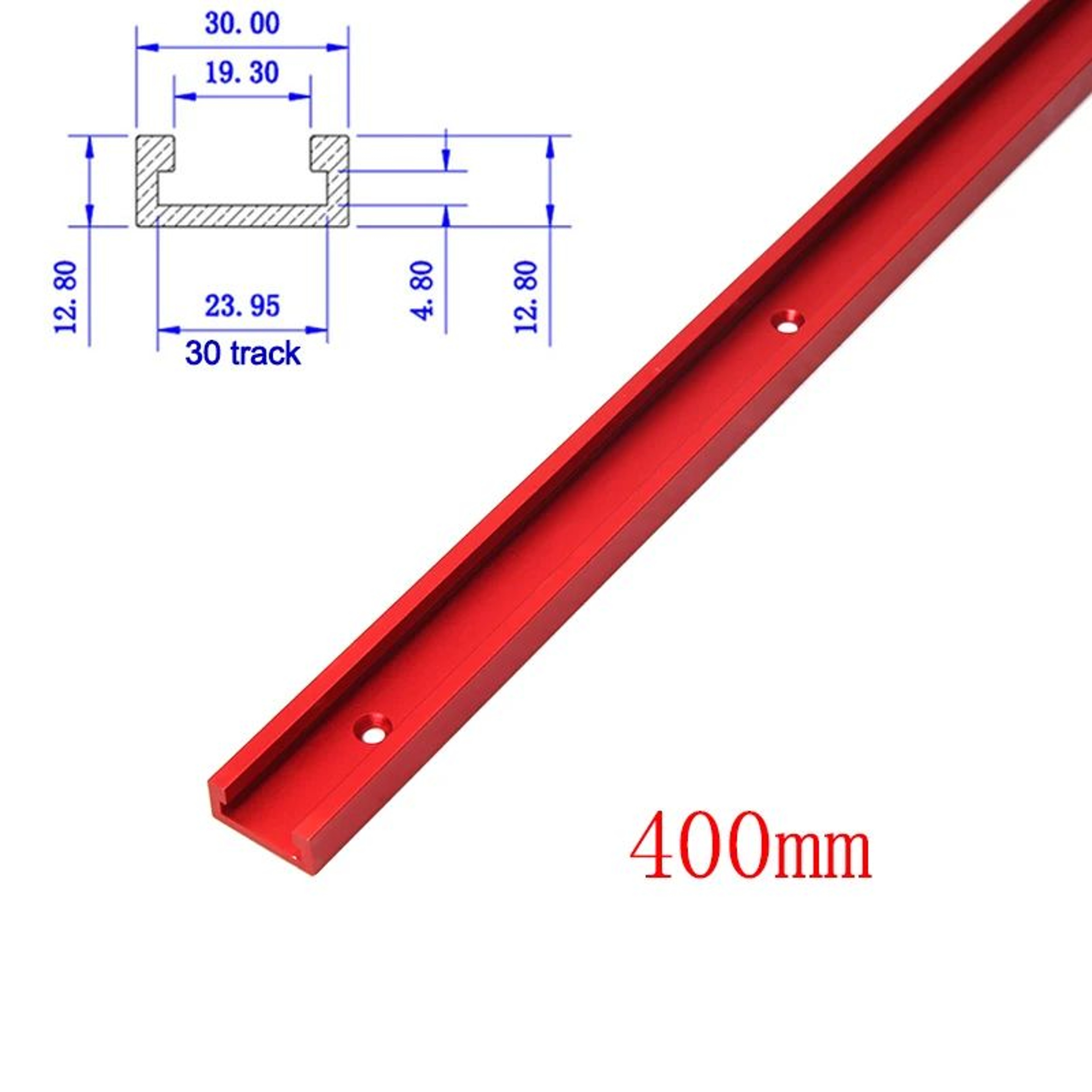 30 Type Aluminum TTrack  Miter Bar Slider Set  Table Saw Miter Slot Guide Rod For Precision Woodwor 10