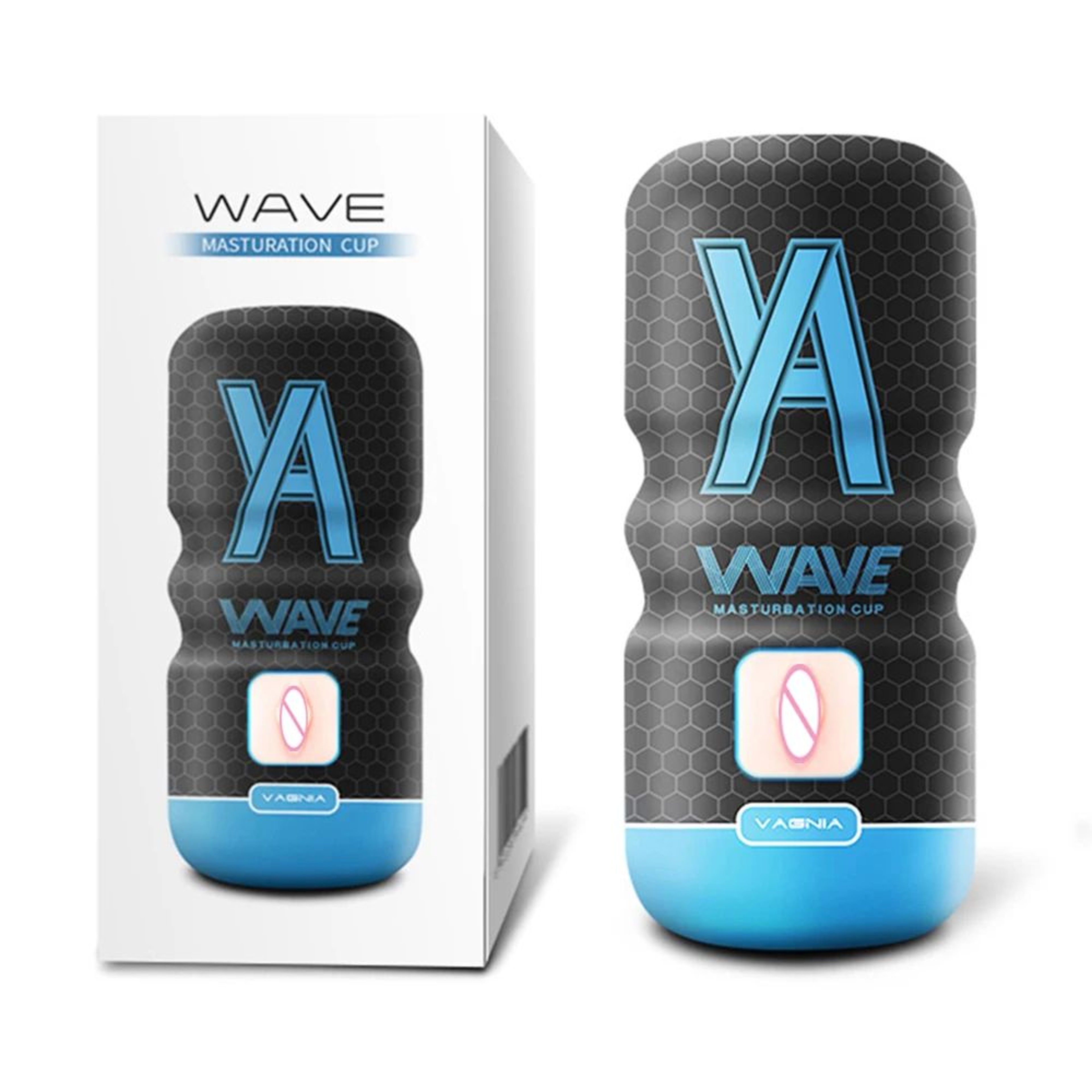 Powerful Suction Realistic Male Masturbator Cup  Textured Soft Silicone Stroker Sleeve Massager For 10