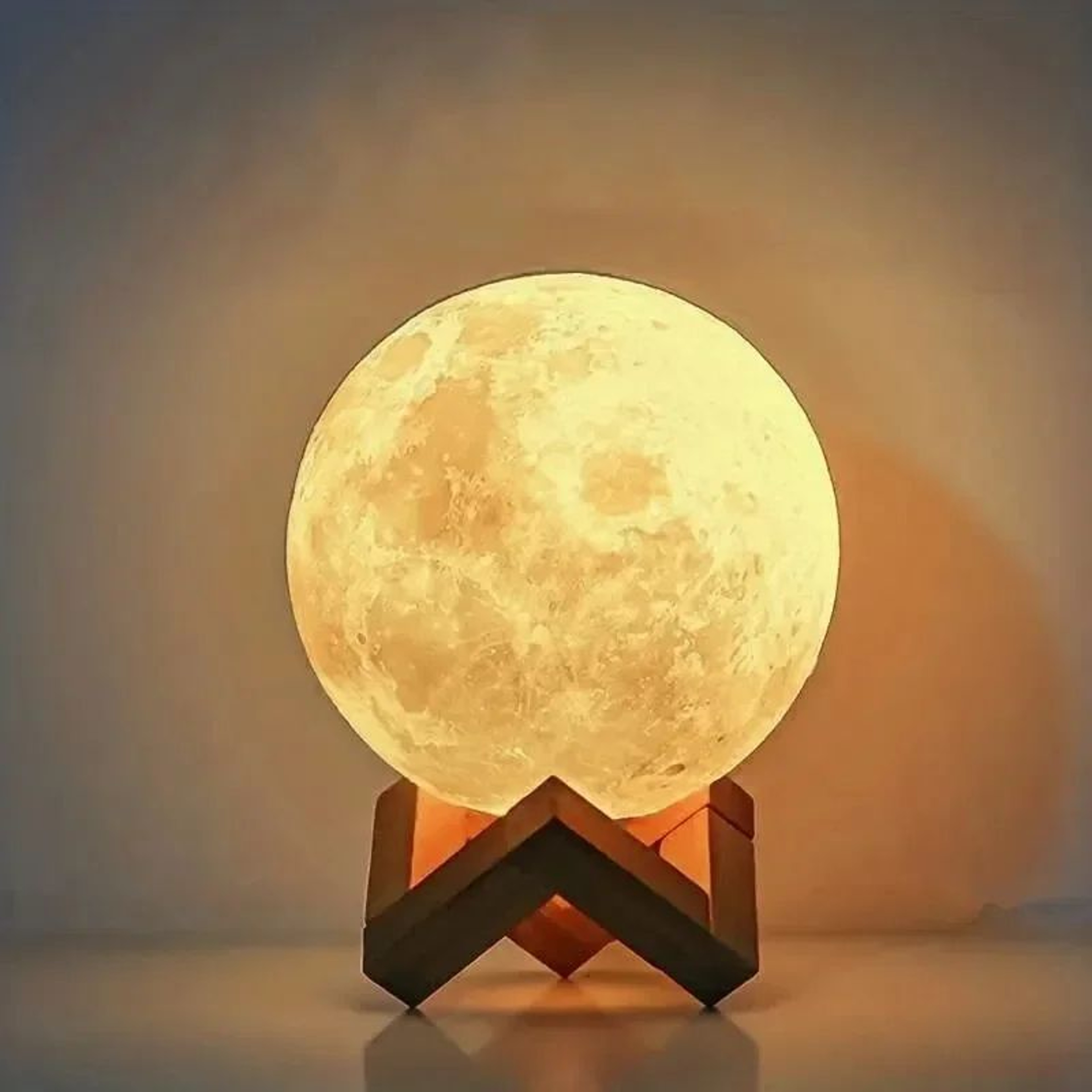 8cm LED Moon Lamp Night Light  Galaxy Graffiti Art Moonlight Decor For Bedroom Living Room  Birthda 1