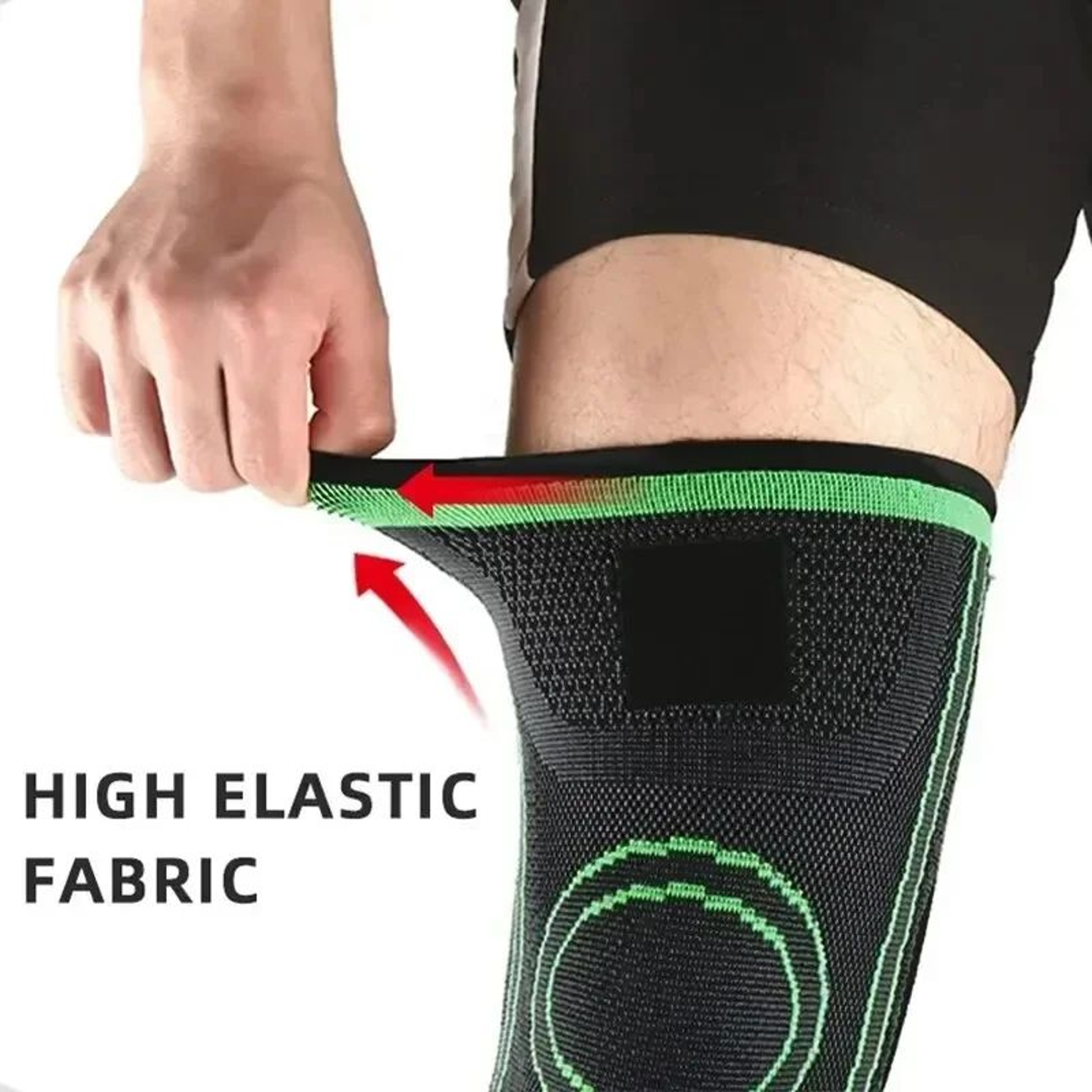 Adjustable Knee Compression Sleeve With Straps  Support Brace For Running Workout  Sports AllDay Jo 2