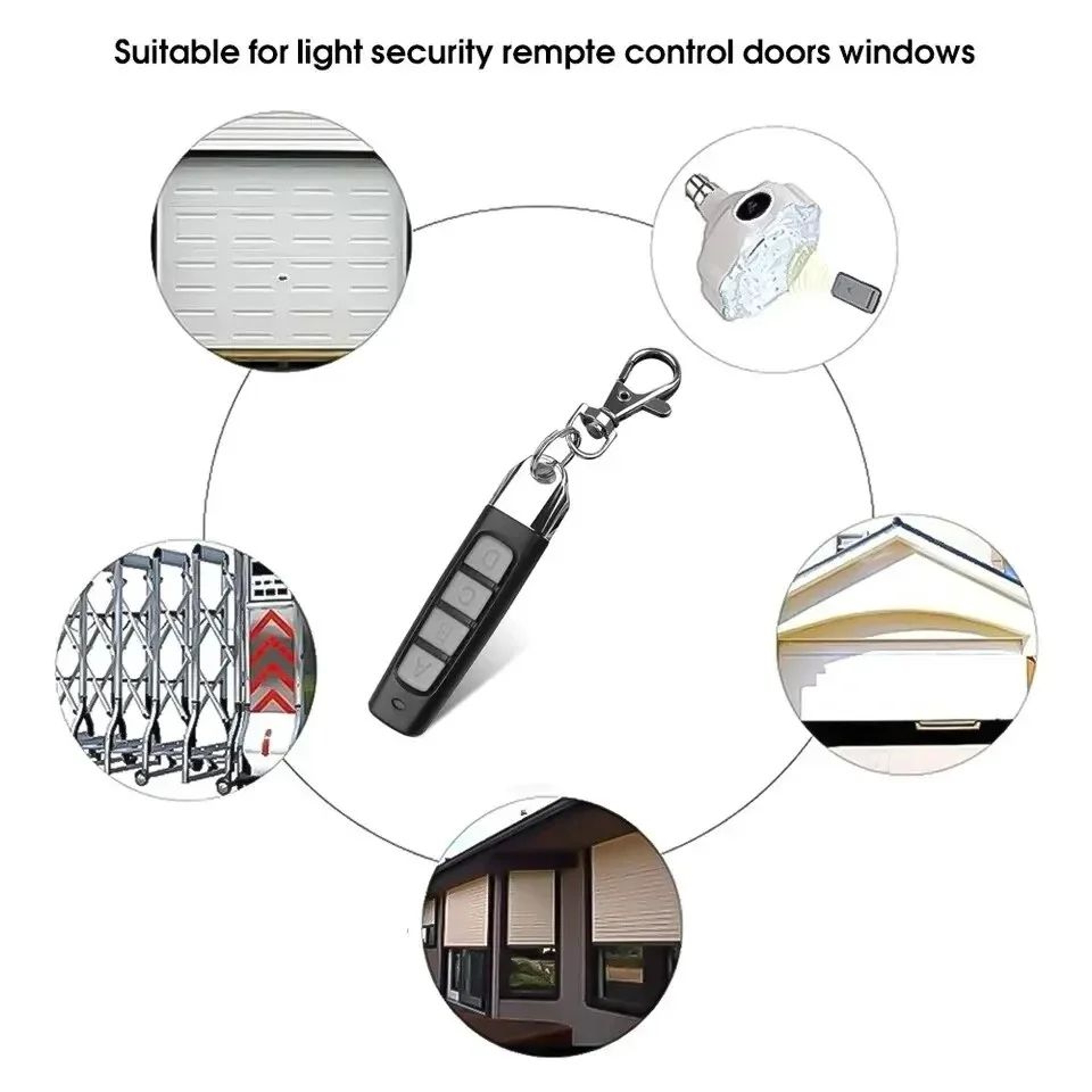433MHz Universal Garage Door Remote Duplicator  Auto Copy Cloning Transmitter For Gate  Door Opener 2