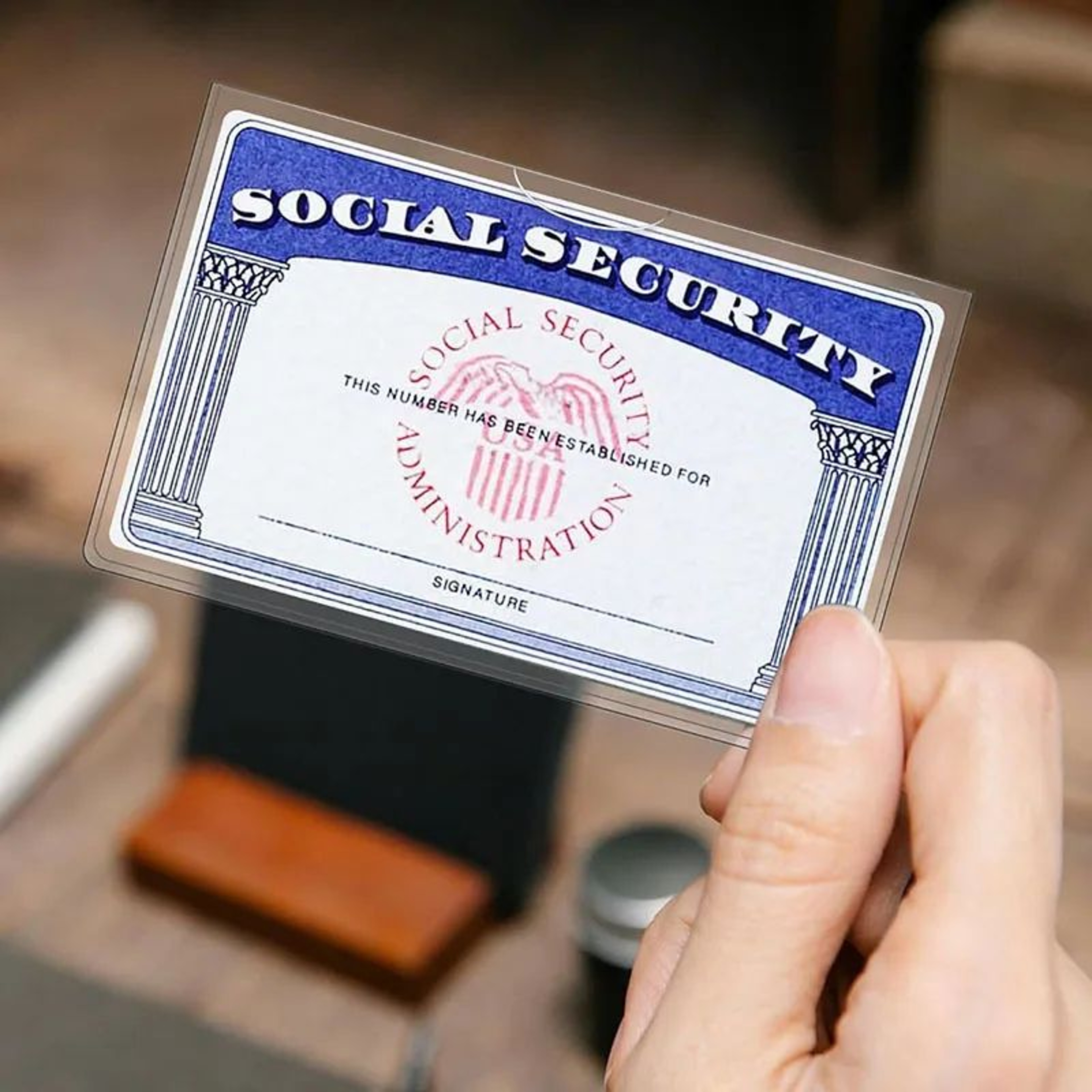 Christmas Social Security Card Holder Wallet  Practical Stocking Stuffer ID Card Case For Cozy Holi 2