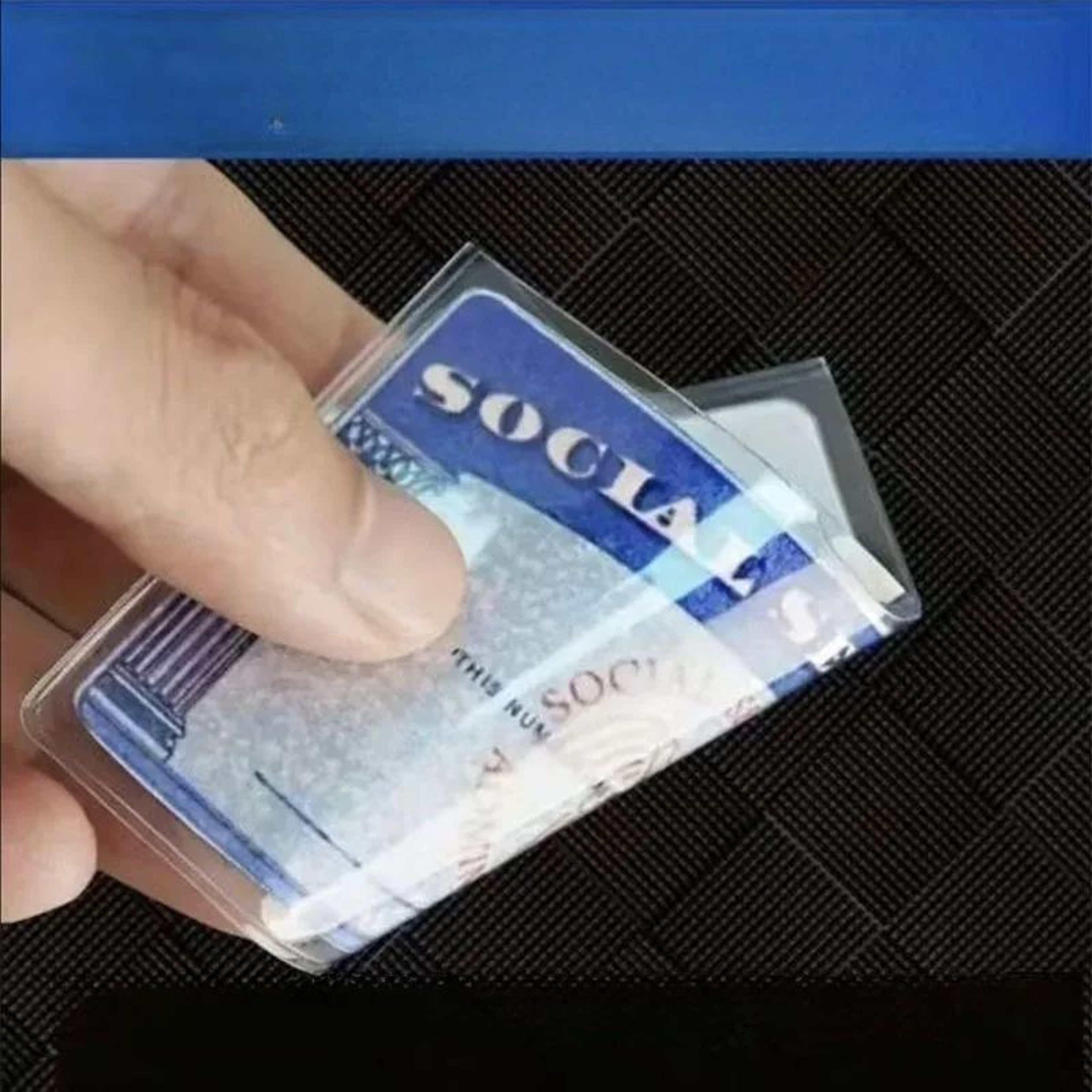 Christmas Social Security Card Holder Wallet  Practical Stocking Stuffer ID Card Case For Cozy Holi 4