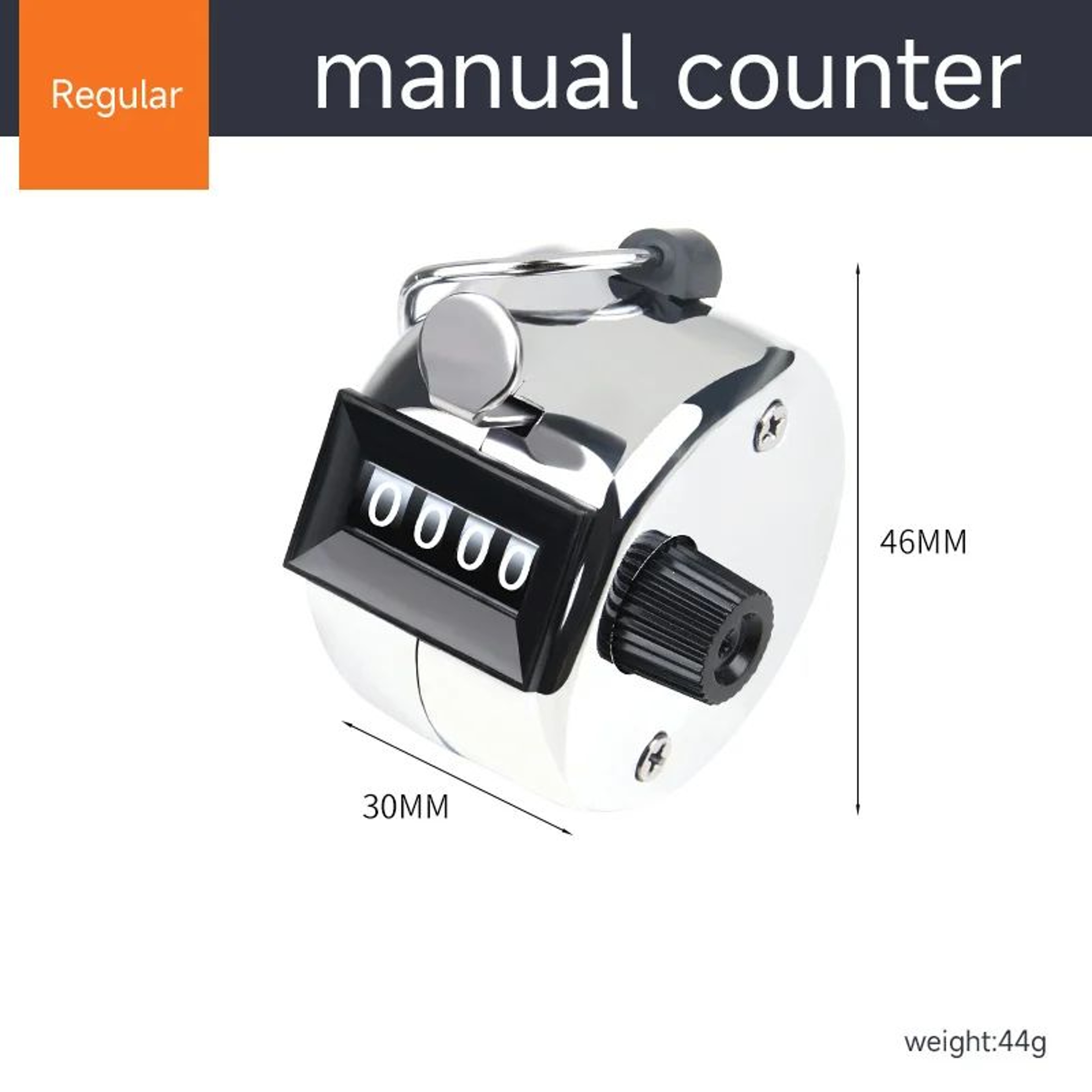 4Digit Digital Hand Tally Counter Clicker  Manual Push Counting Tool With Reset Button For Crowd Co 7