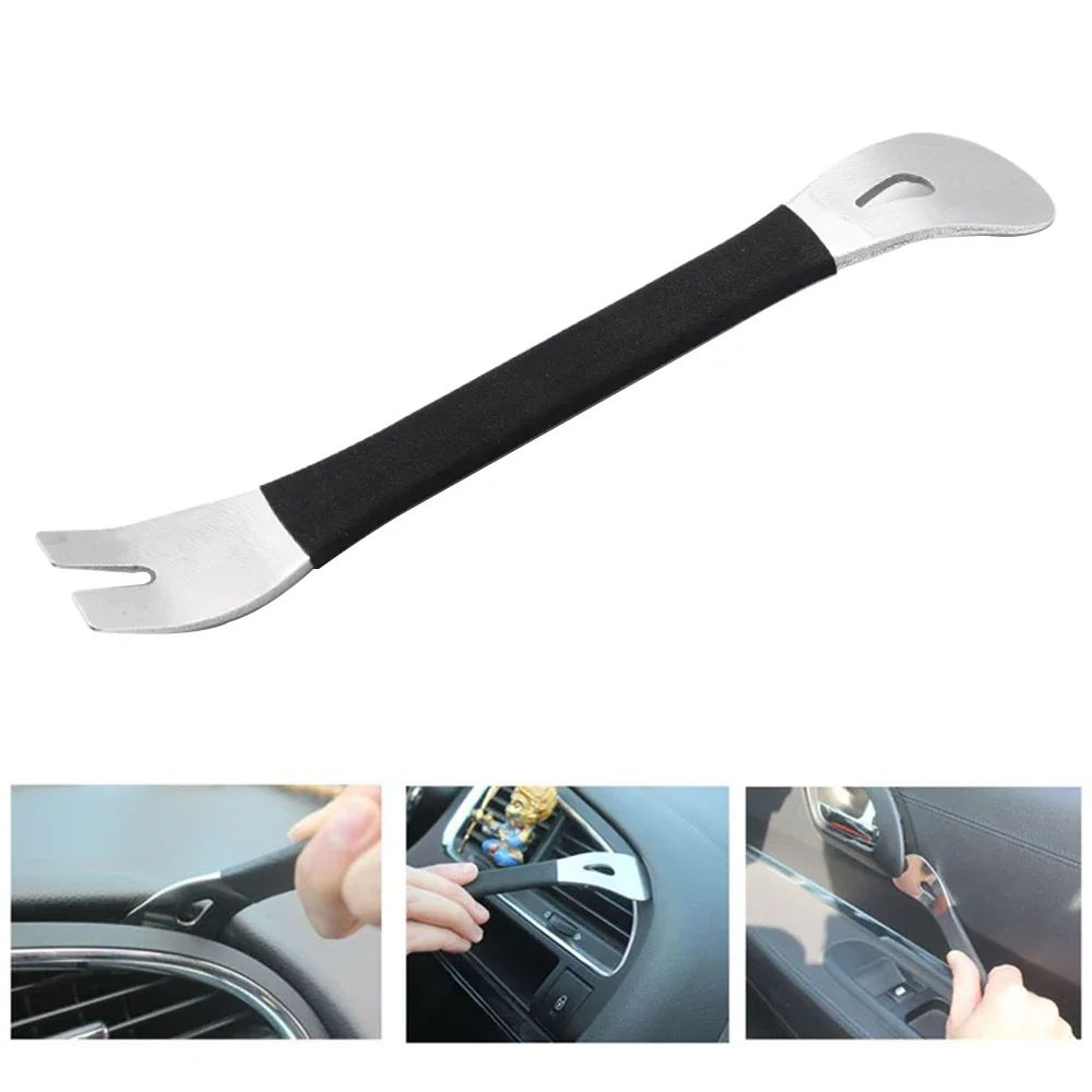 Stainless Steel Trim Removal Tool Set For Car Door Panels Dash Audio  Console Clip Disassembly 5