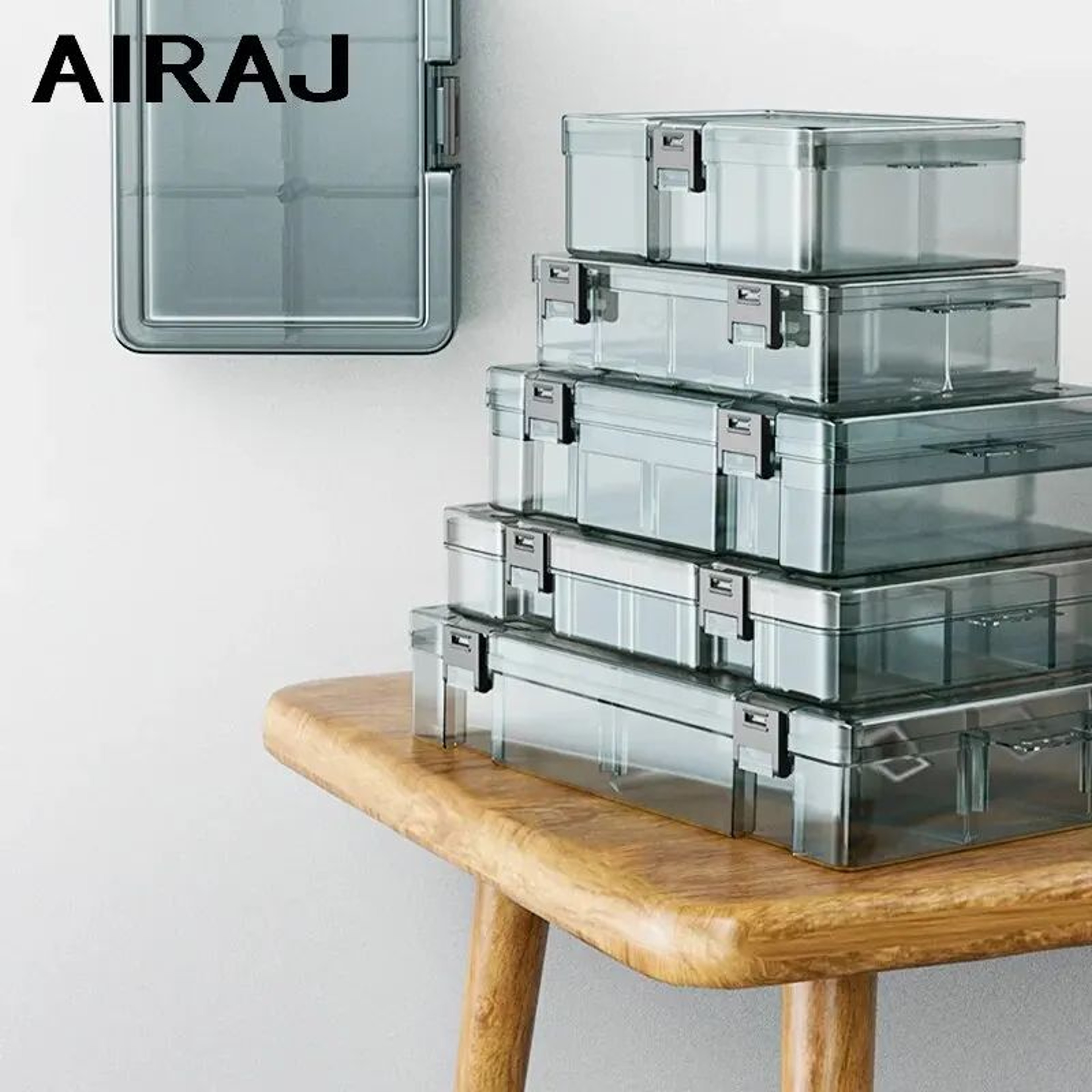 Plastic Tool Parts Organizer Box With Thickened Grid Compartments  Screw Storage Case For Drill Bit 5