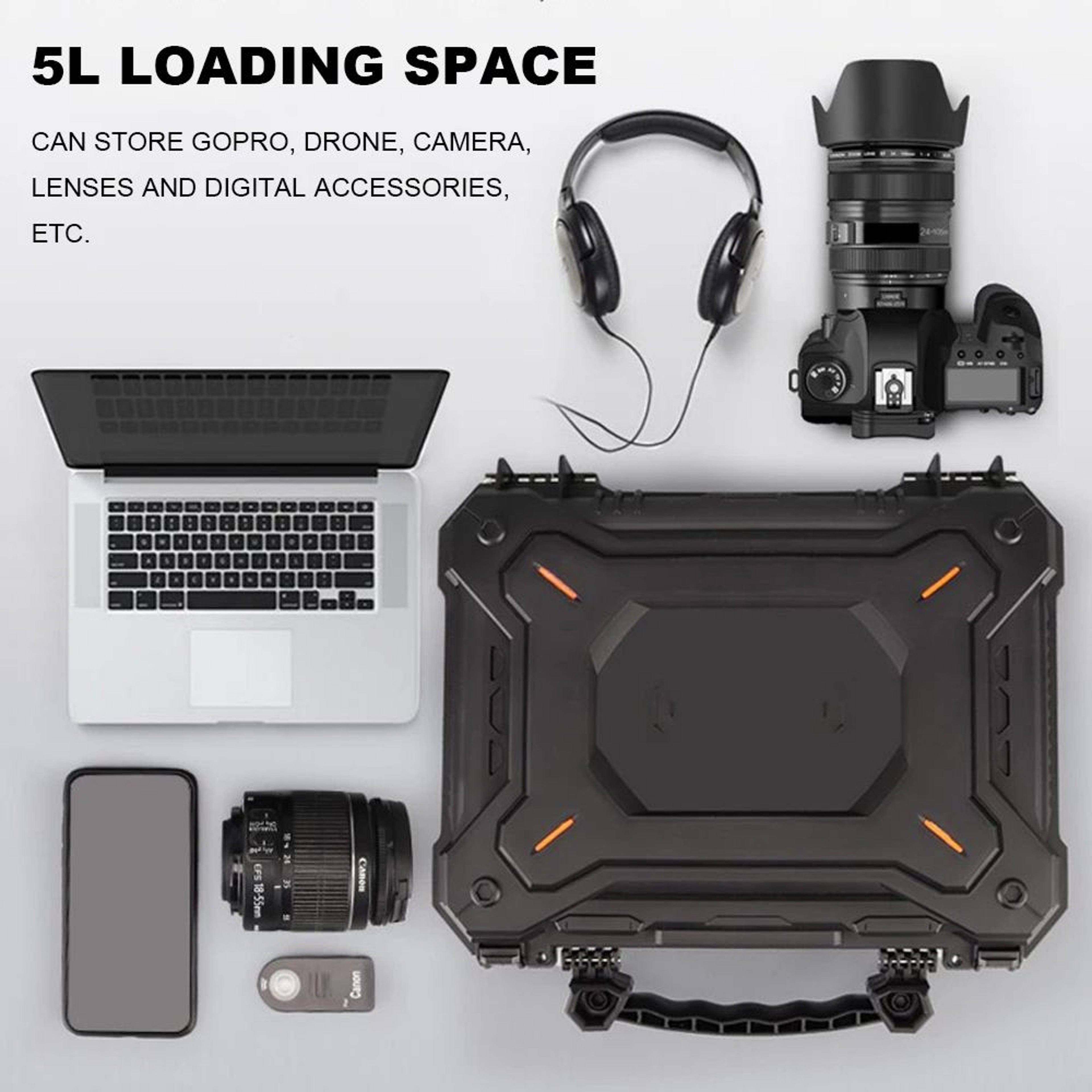 Waterproof Hard Carry Case  Shockproof Protective Storage Box For Outdoor Gear Camera Tools  Precis 2