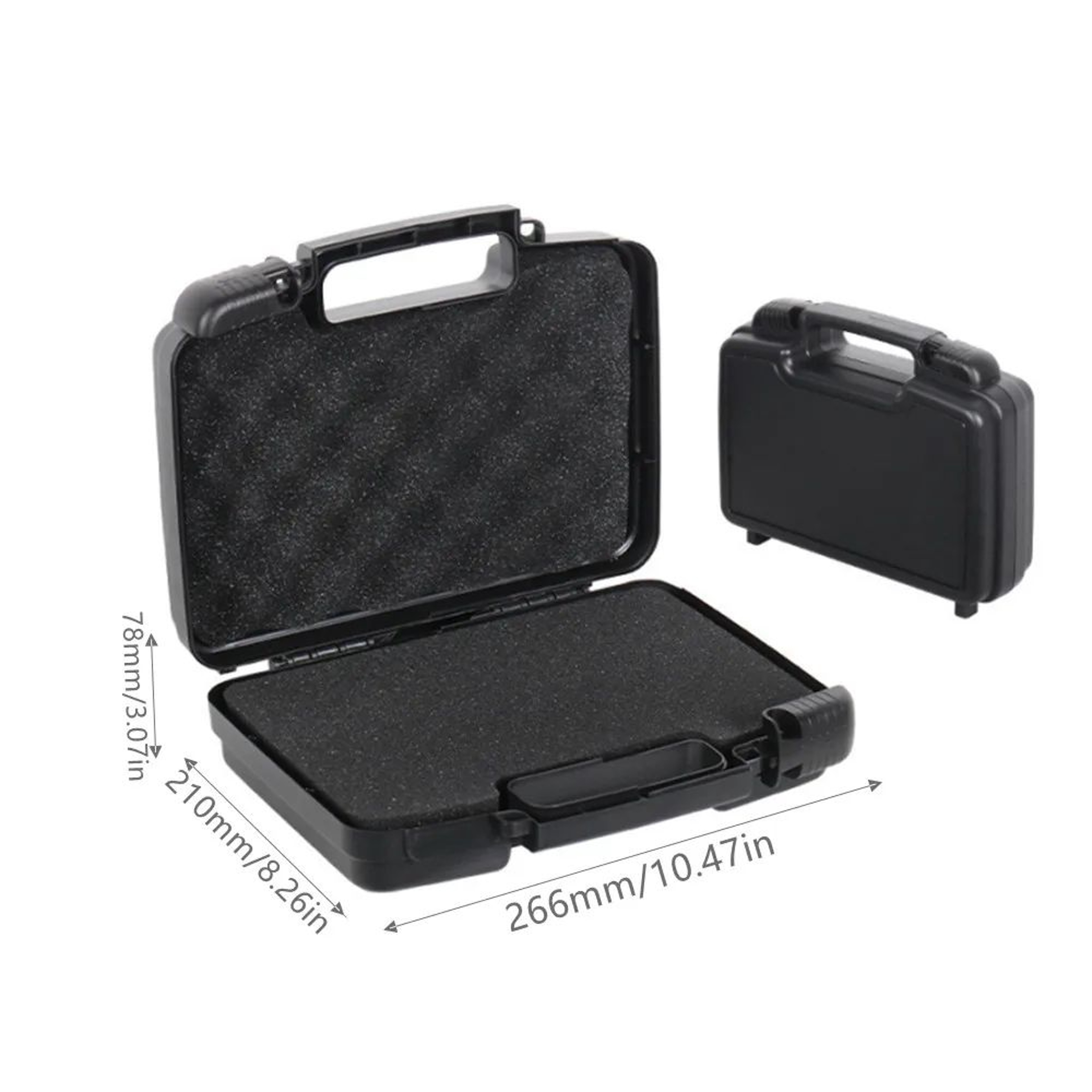 Portable Multifunction Plastic Tool Box Case  Protective Storage For Instruments Notebook Outdoor G 6