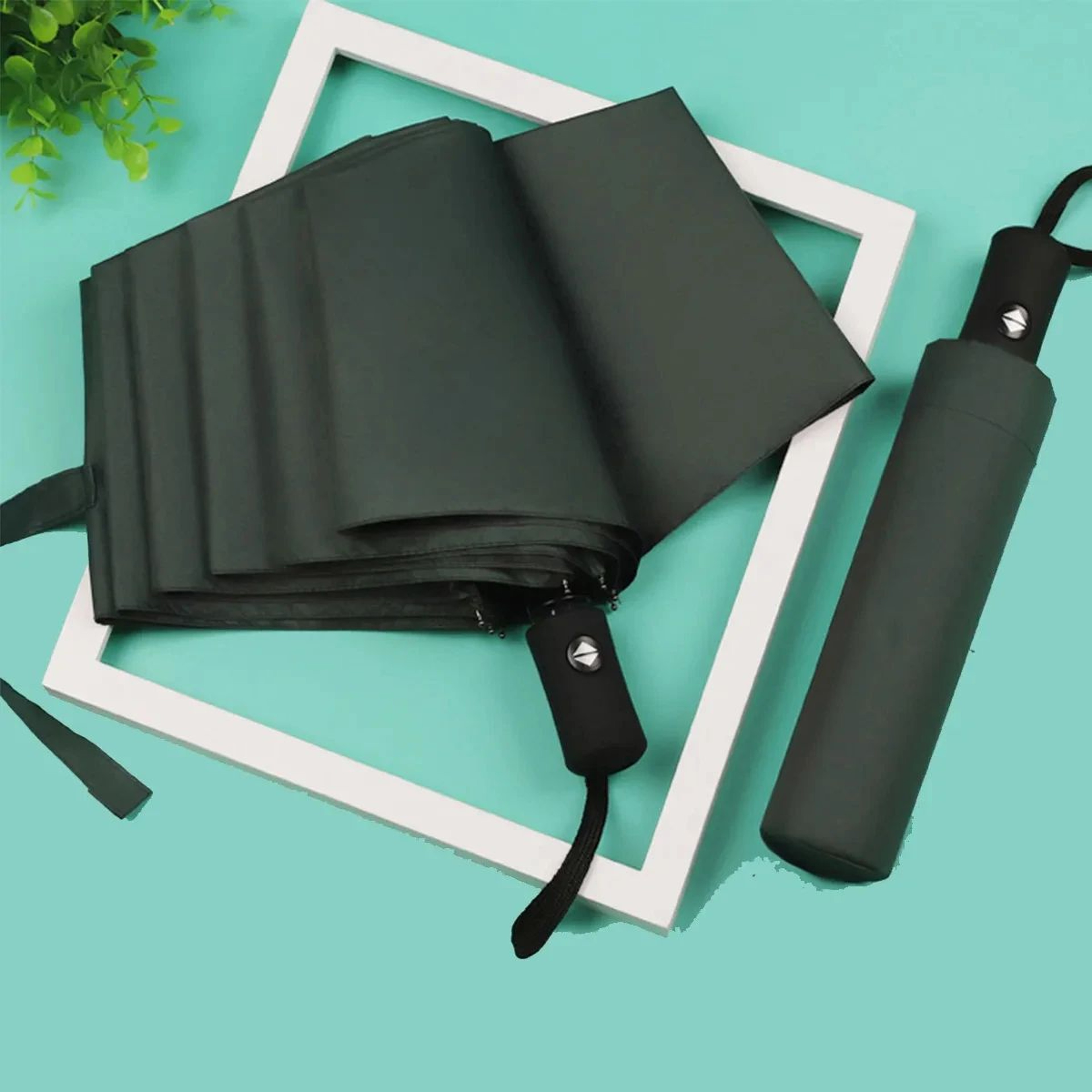 8Rib Automatic Folding Umbrella With UV Protection  Compact Windproof Travel Rain  Sun Umbrella Lig 7
