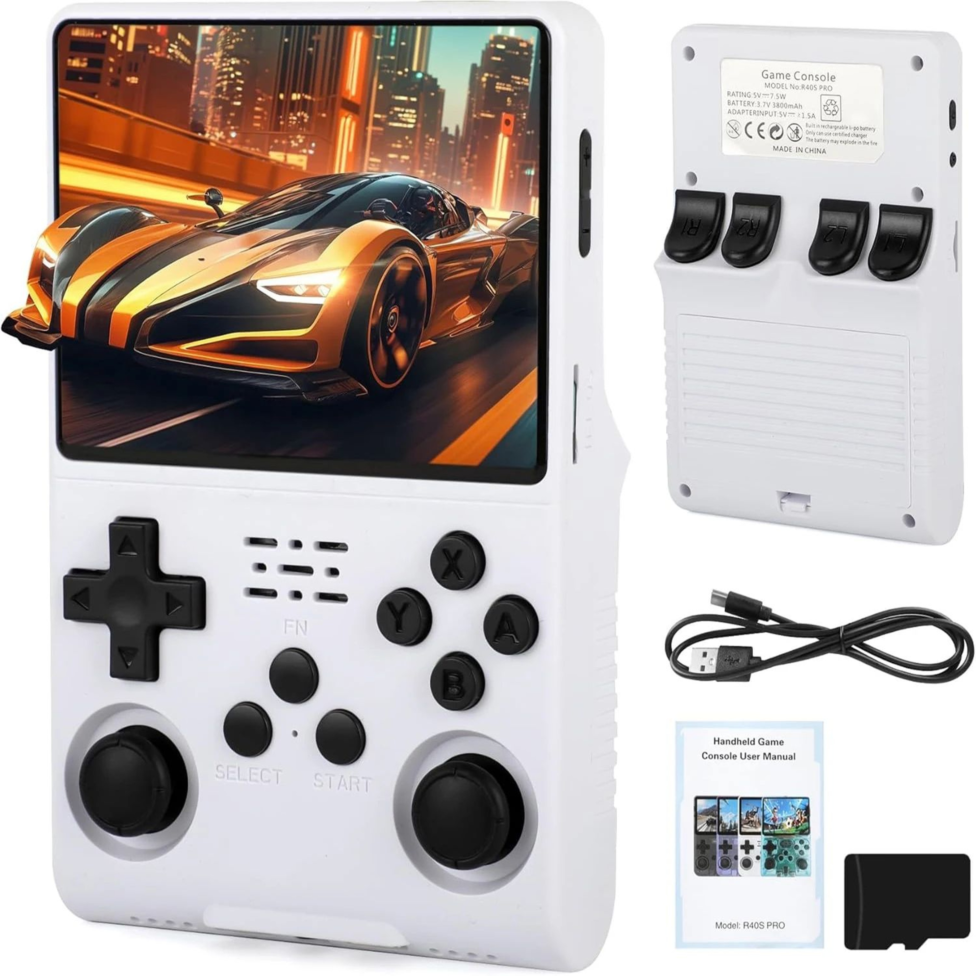 R36S Retro Handheld Game Console  35 In IPS Screen 22000 BuiltIn Games 128GB Portable Video Game Pl 7