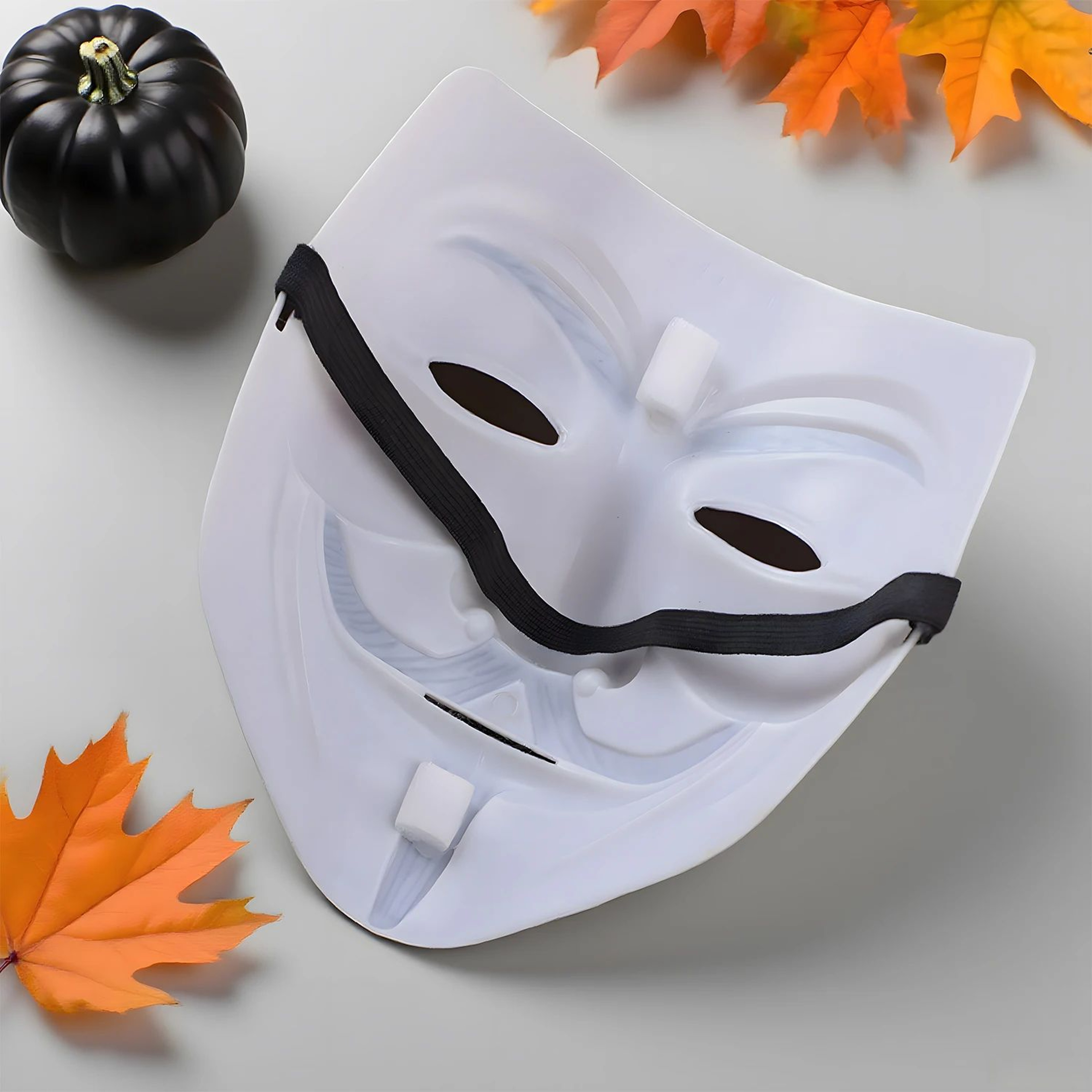 Guy Fawkes V Mask  Anonymous Hacker Style Halloween Costume Mask For Cosplay Parties Horror  Christ 5
