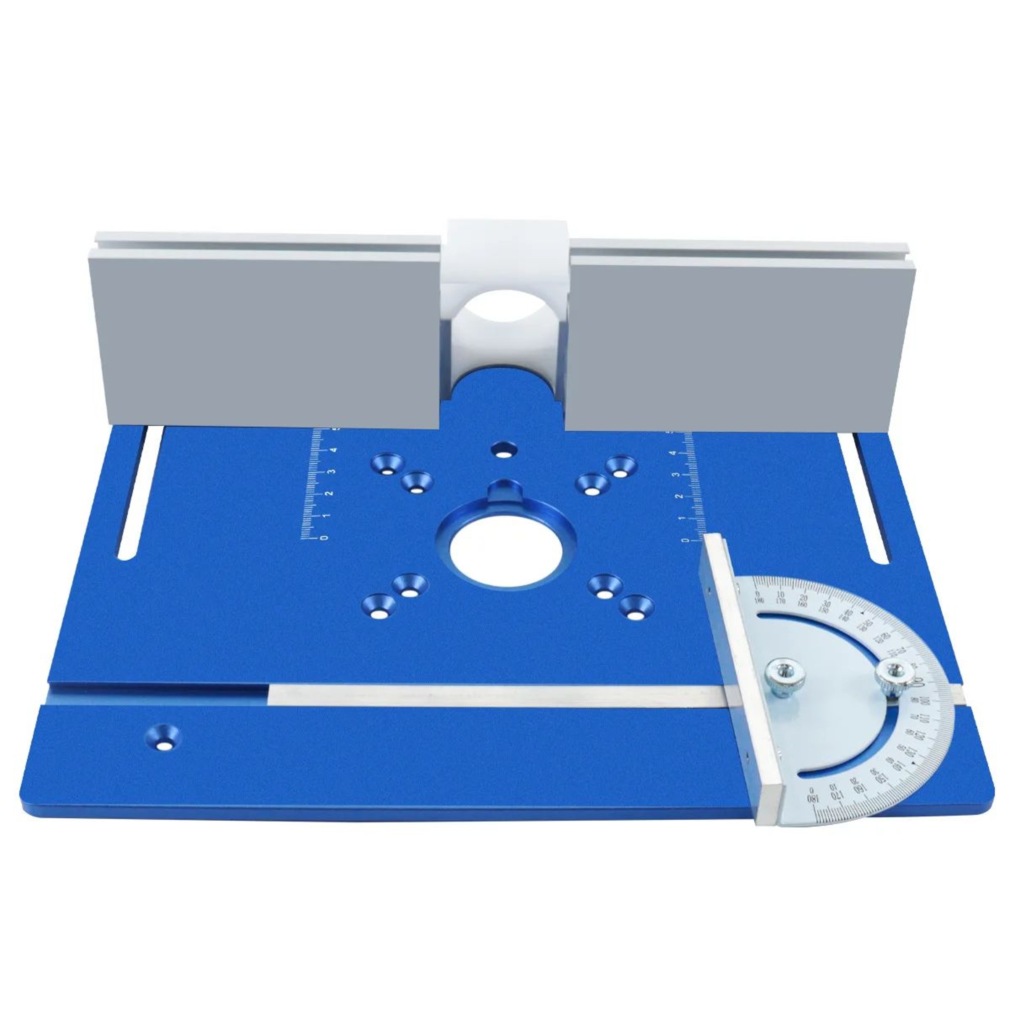 Aluminum Router Lift Insert Plate Kit With Miter Gauge Guide  Router Table Mounting Bracket For 65m 4