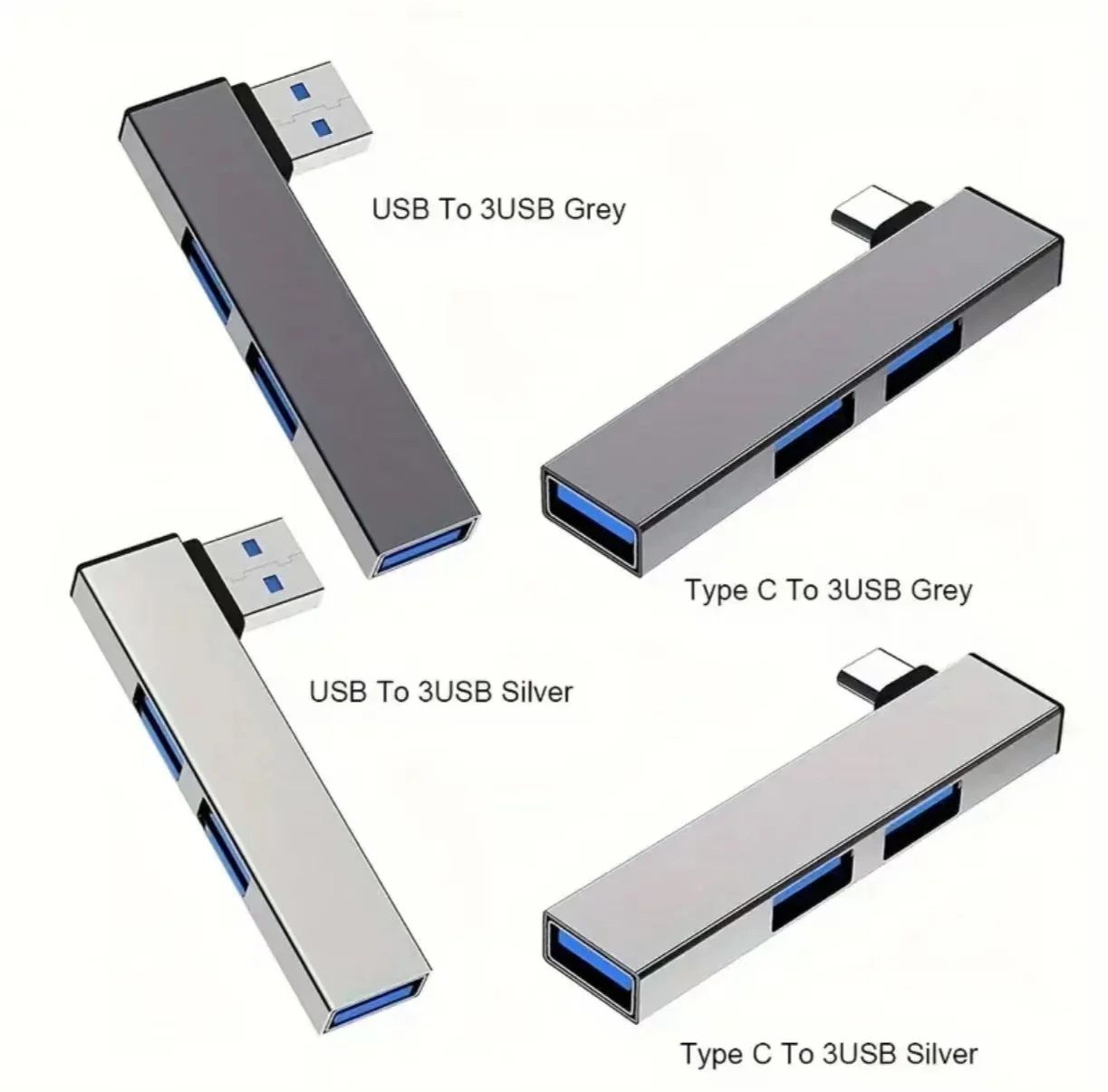USB 30 3Port Hub OTG Splitter  HighSpeed Multi USB Adapter For MacBook ProAir Xiaomi Lenovo  PC Acc 4