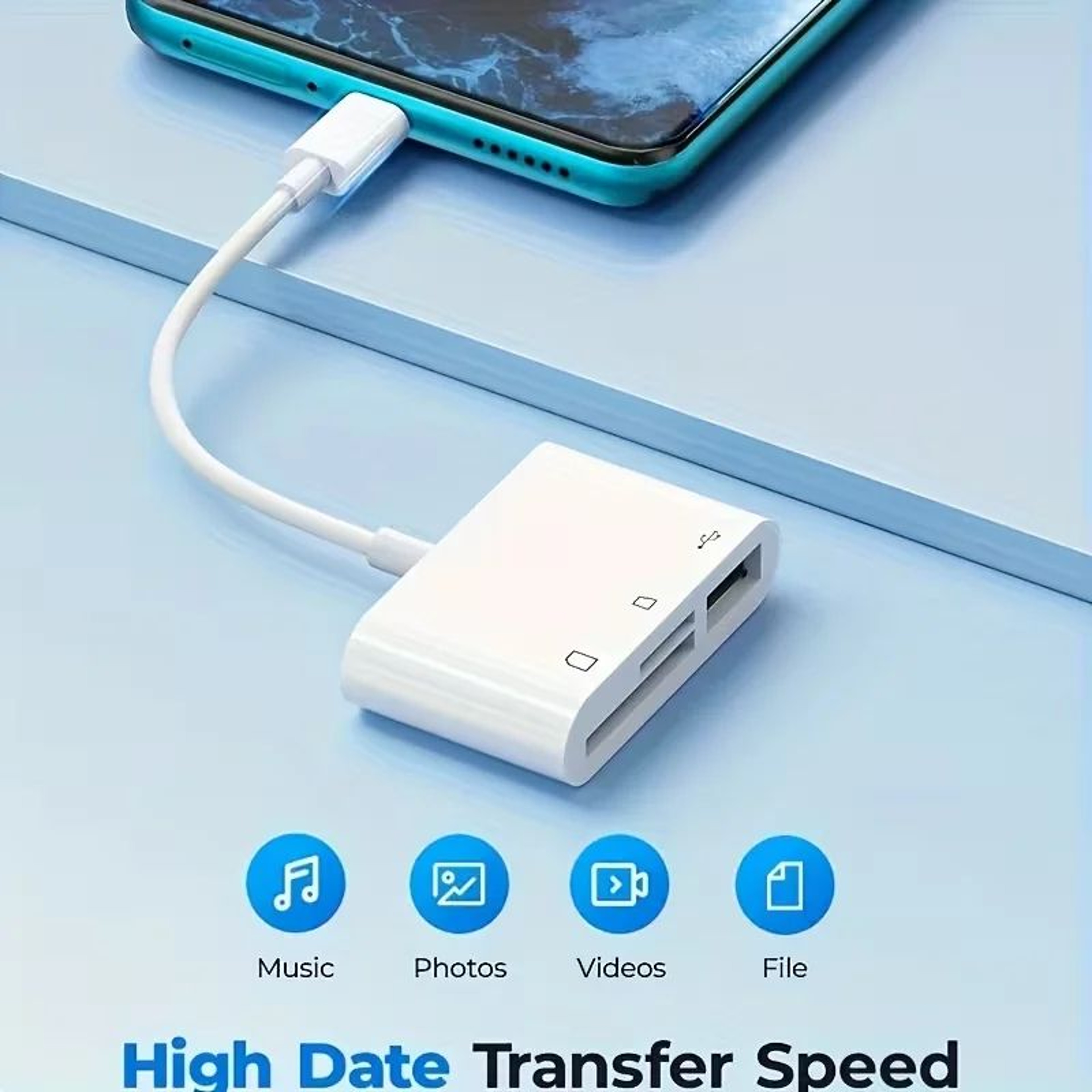 USBC SD Card Reader Adapter  USBA  Micro SD Memory Card Converter For IPhone 151617 IPad MacBook Pr 1
