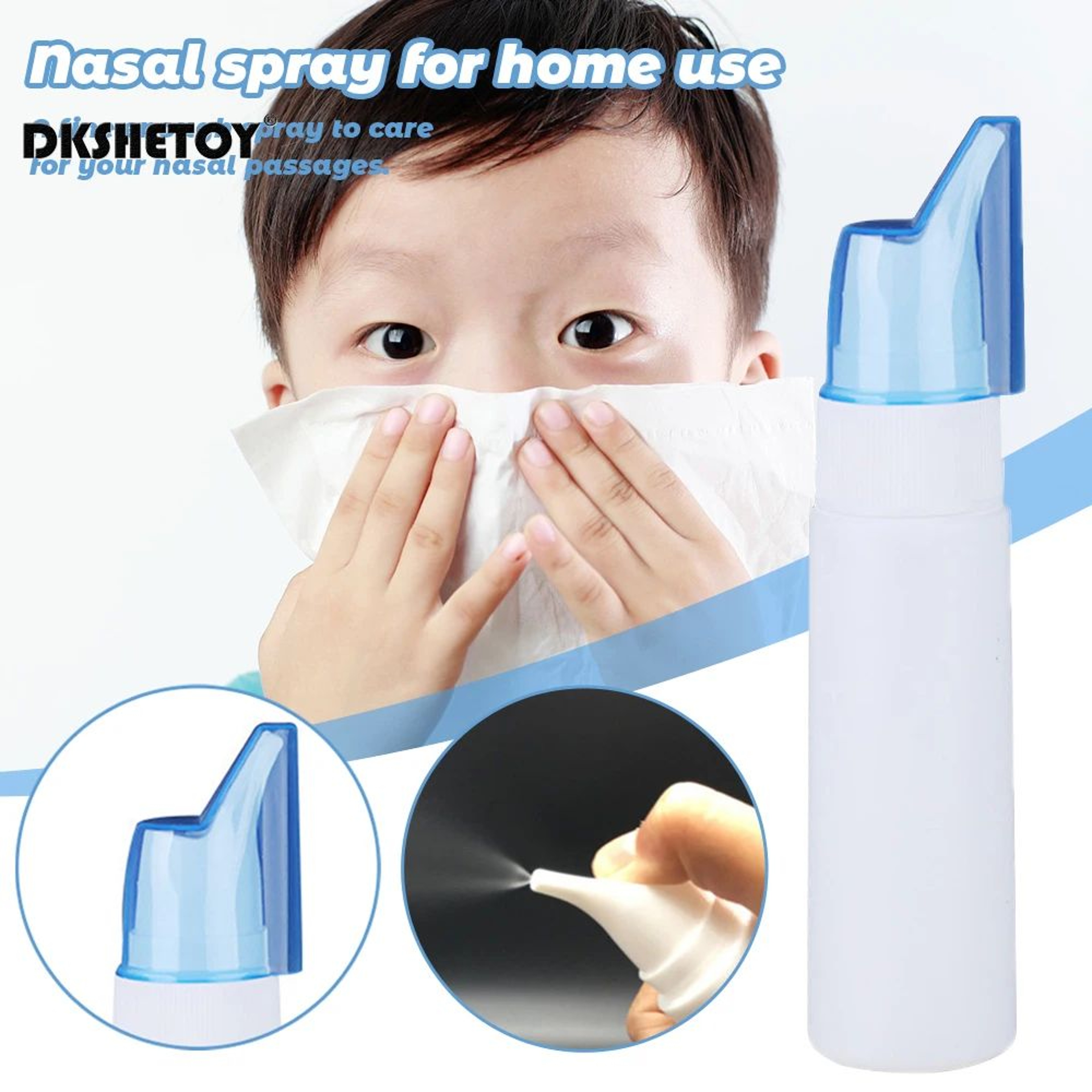 Infant Nasal Rinse Spray Bottle  Baby Nose Cleaner Irrigator Atomizer For Rhinitis Relief Allergy   4