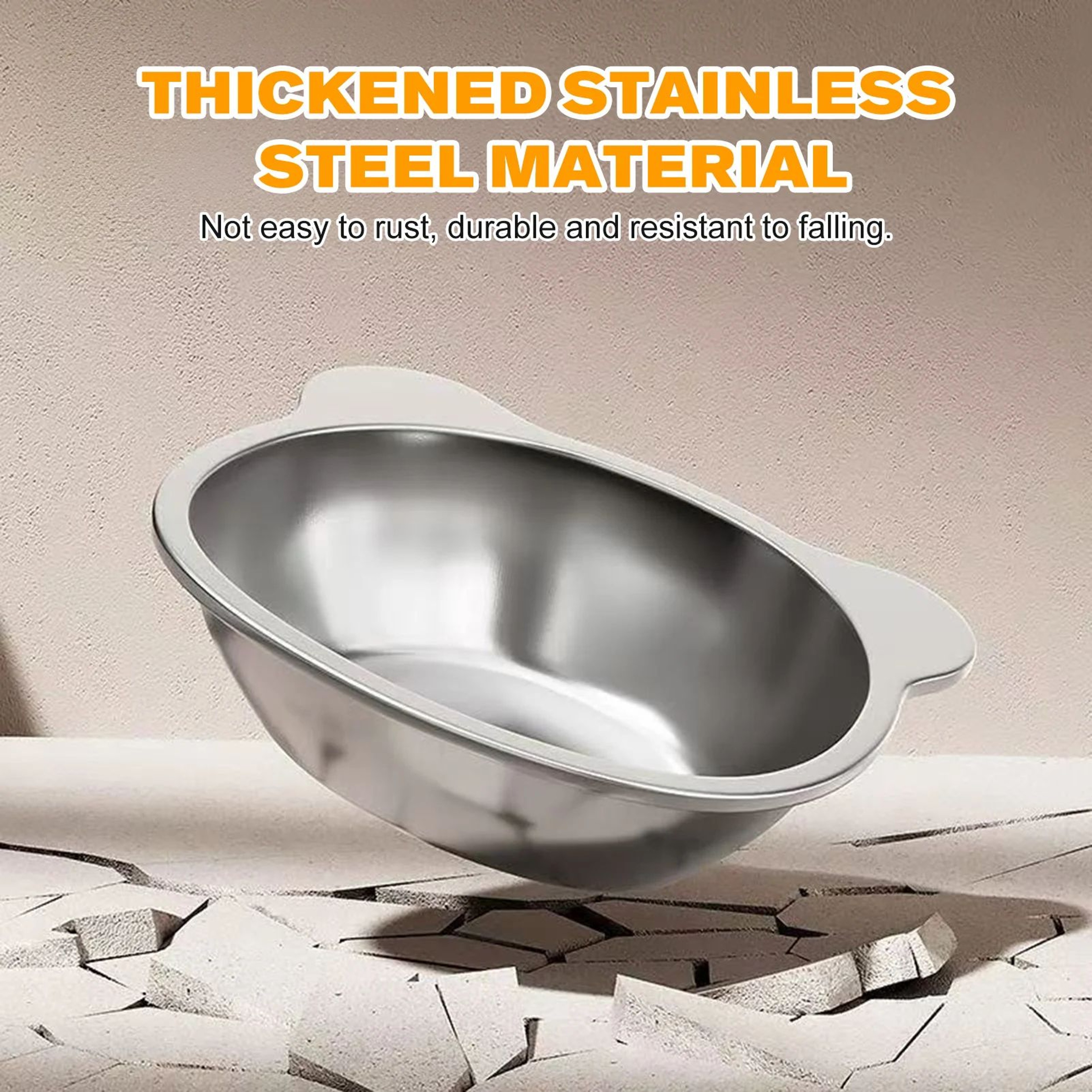 Raised Stainless Steel Cat Bowl With Stand  AntiSpill Food  Water Dish For Cats  Small Dogs NeckFri 2