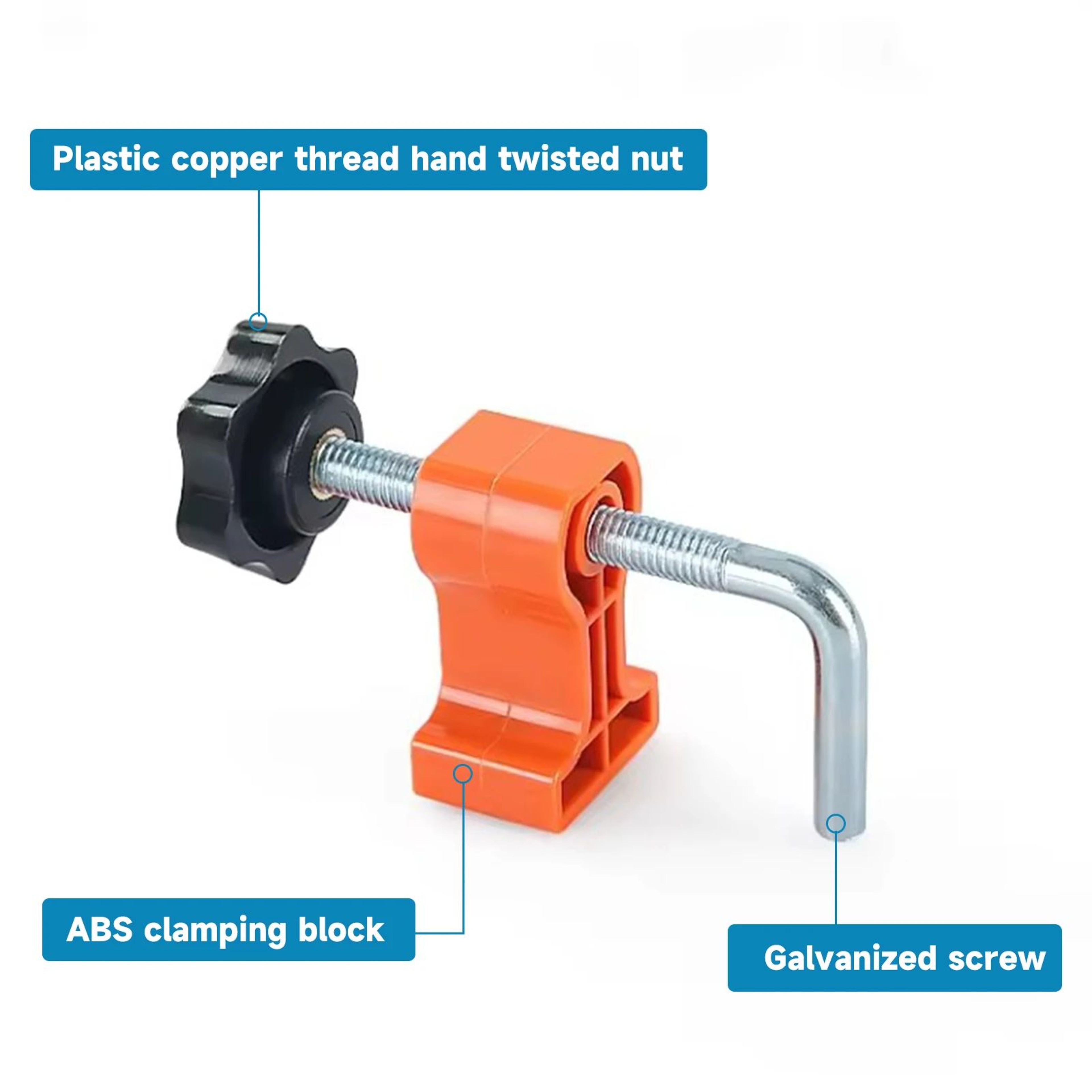 90 Right Angle Clamp Set  LType Positioning Square Ruler For Woodworking Cabinet Box Frame Splicing 3