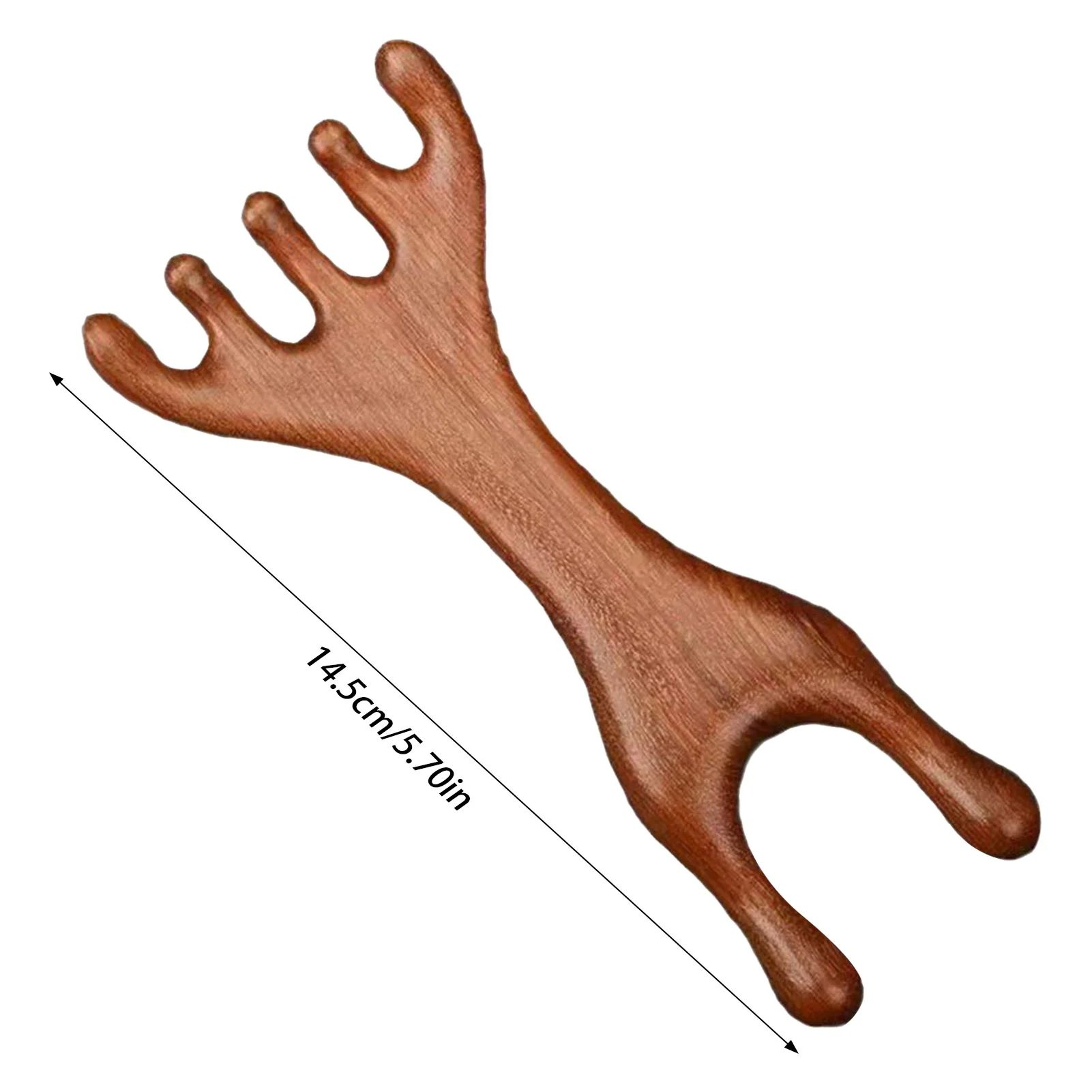 Wood Therapy Gua Sha Massage Comb  Wide Tooth Scalp  Facial Massager For Hair Care Neck Shoulder Ba 7