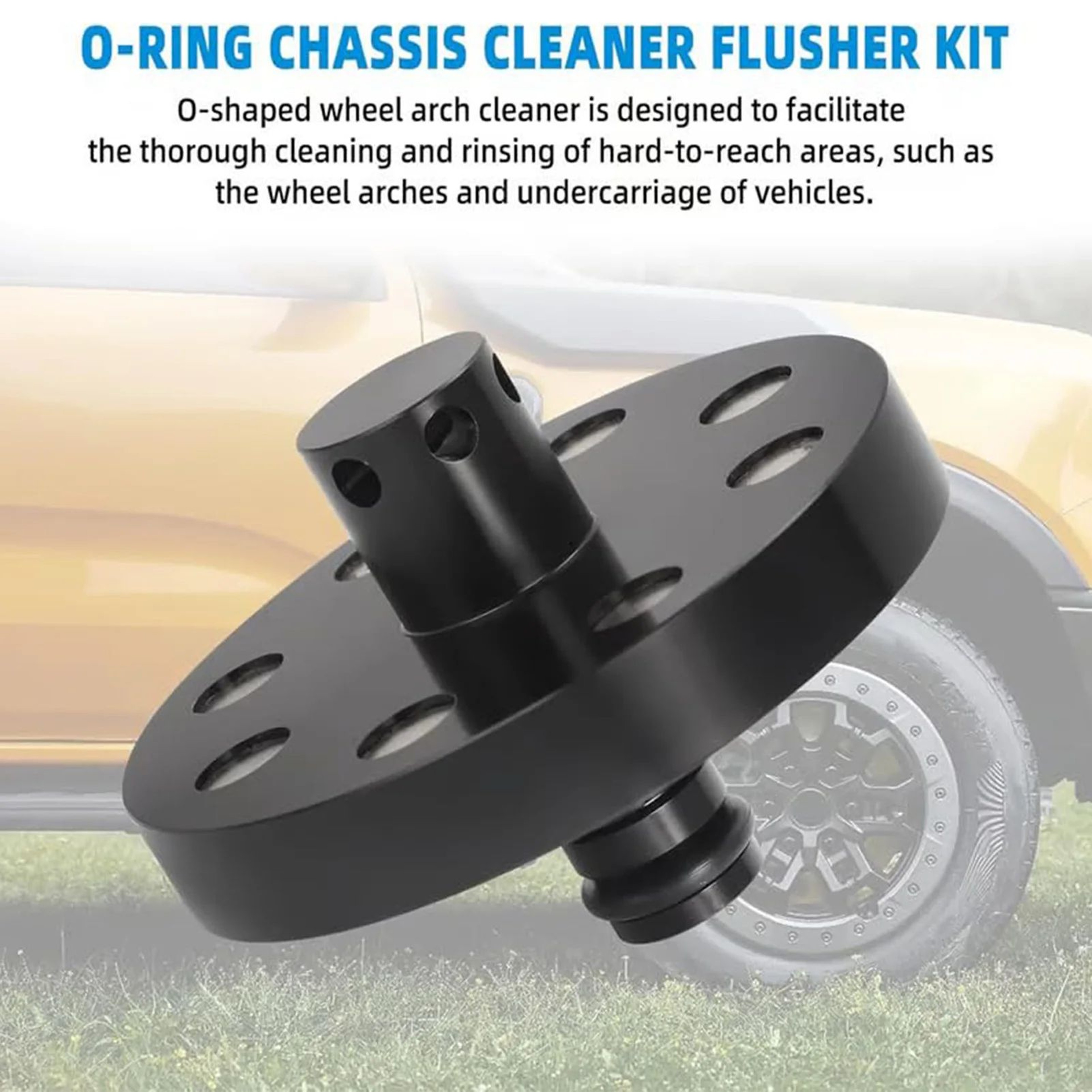 Chassis Cleaner Flusher Kit With ORing  Powerful Underbody Wash Tool For Trucks OffRoad Vehicles  H 5