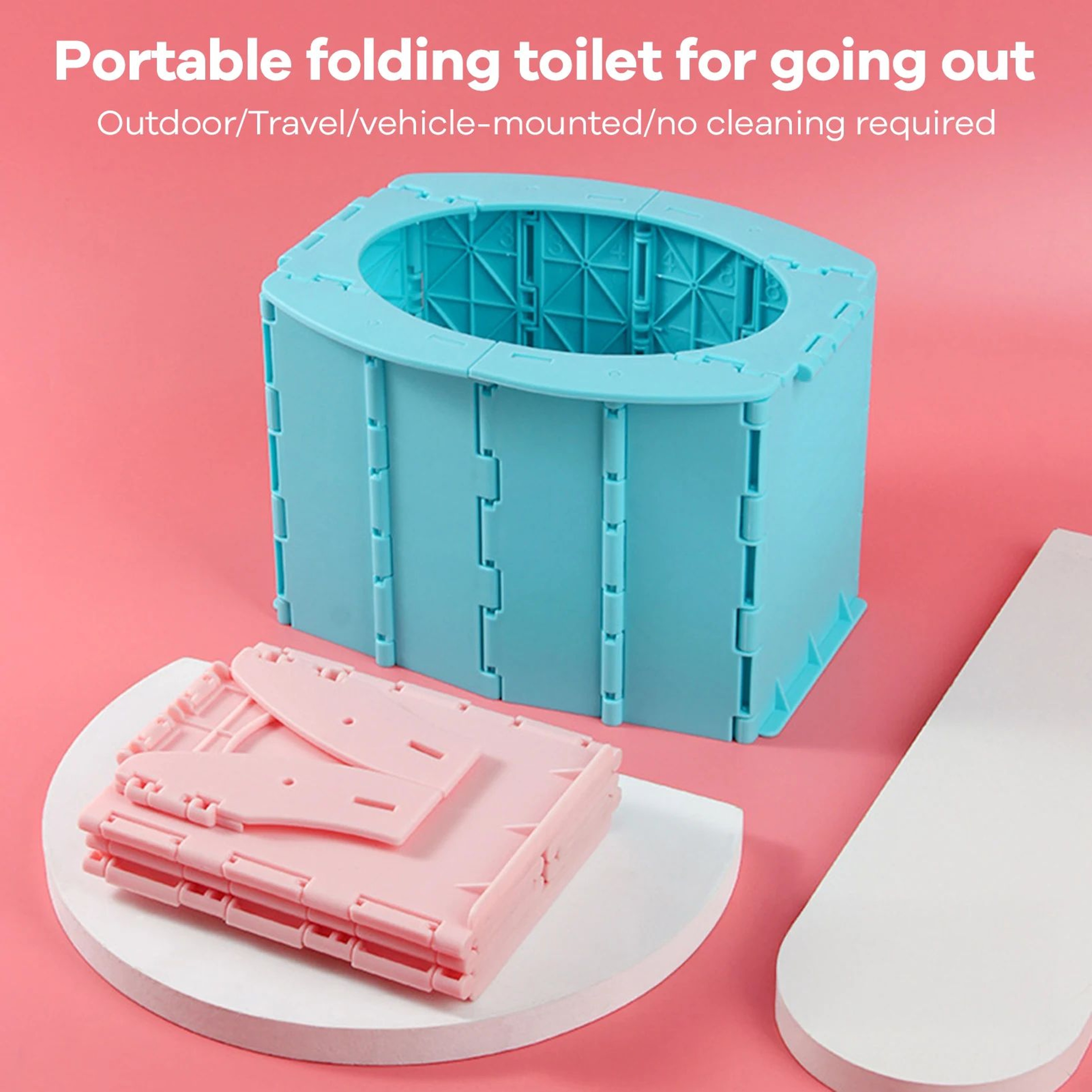 Foldable Kids Travel Potty For Toddlers Portable LeakProof Car Toilet Collapsible Emergency Potty F 0