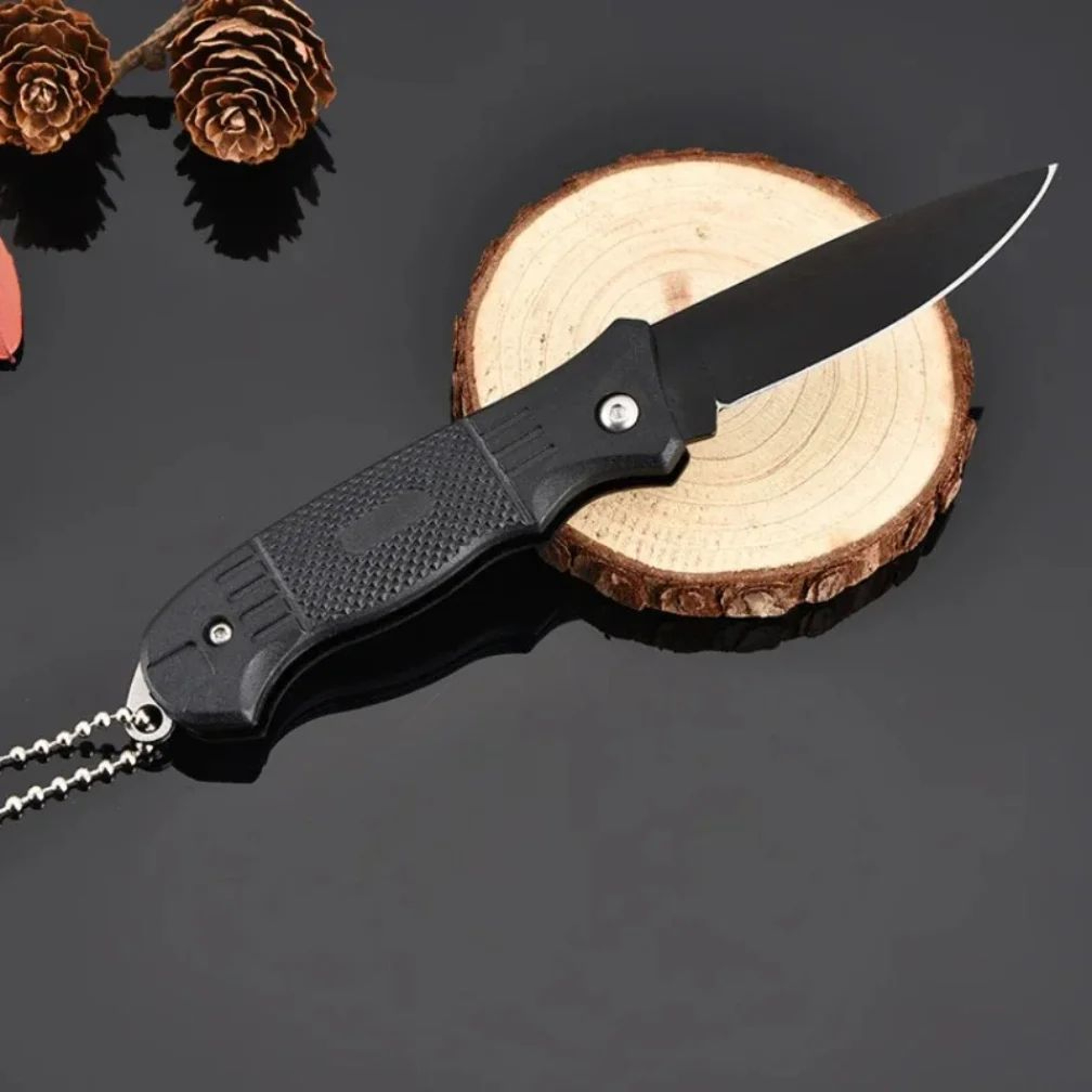 Stainless Steel Mini Folding Keychain Knife High Hardness EDC Pocket Tool For Camping Survival  Eve 5