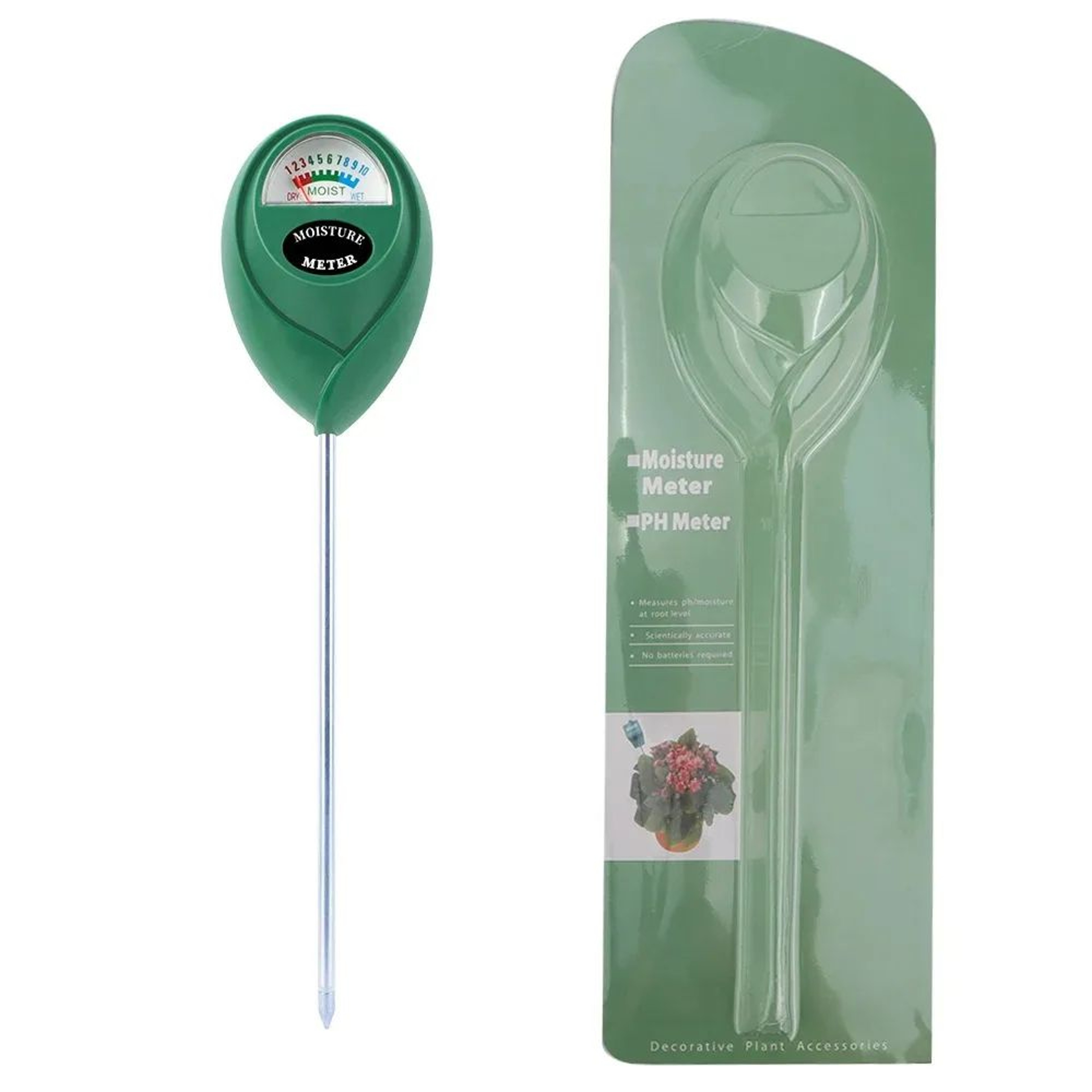 Soil Moisture Meter For Plants IndoorOutdoor Soil Humidity Monitor Hygrometer Watering Tester Tool  6
