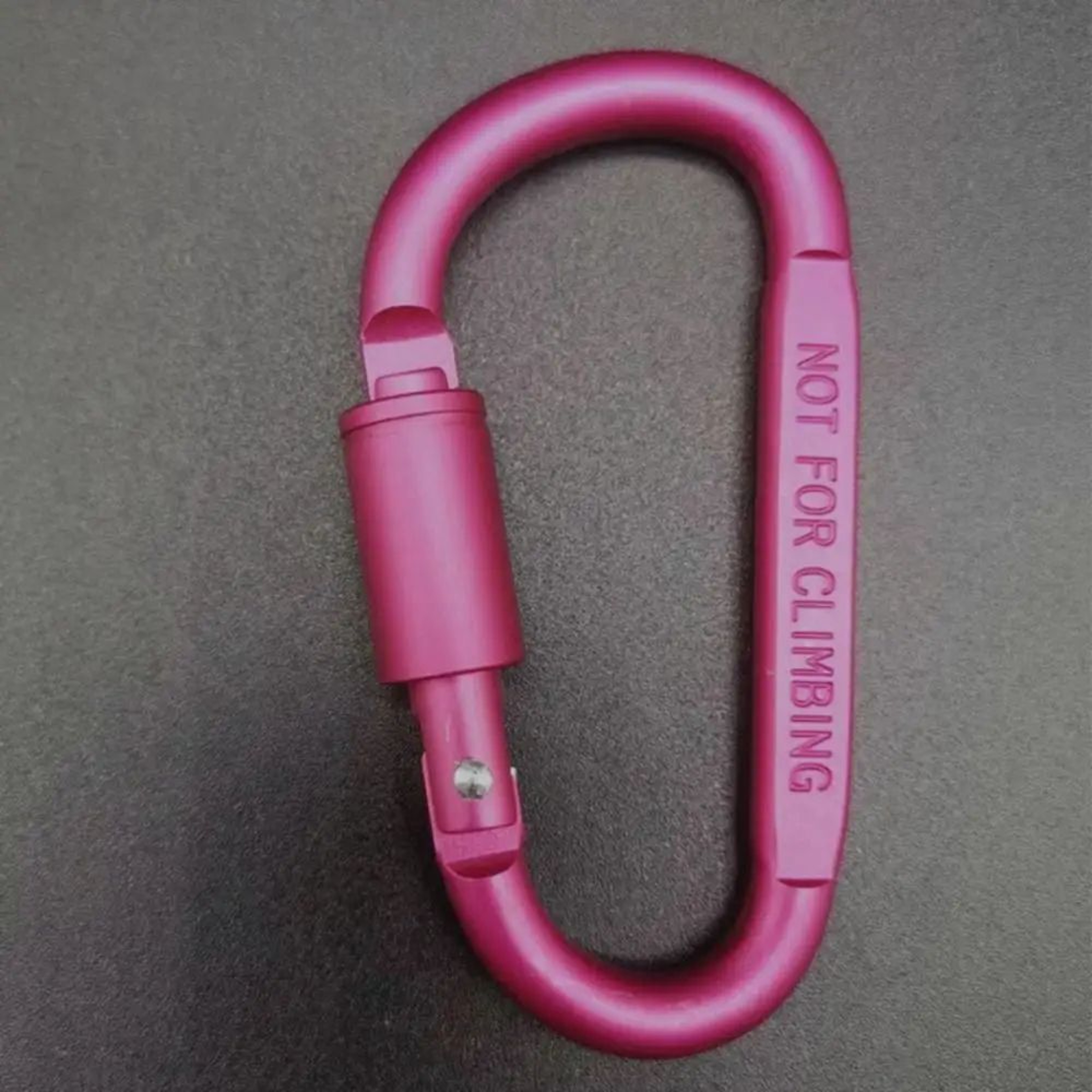 DShape Carabiner Clip MultiColor  Safety Buckle Keychain Hook For Camping Hiking Travel  Outdoor Ge 9