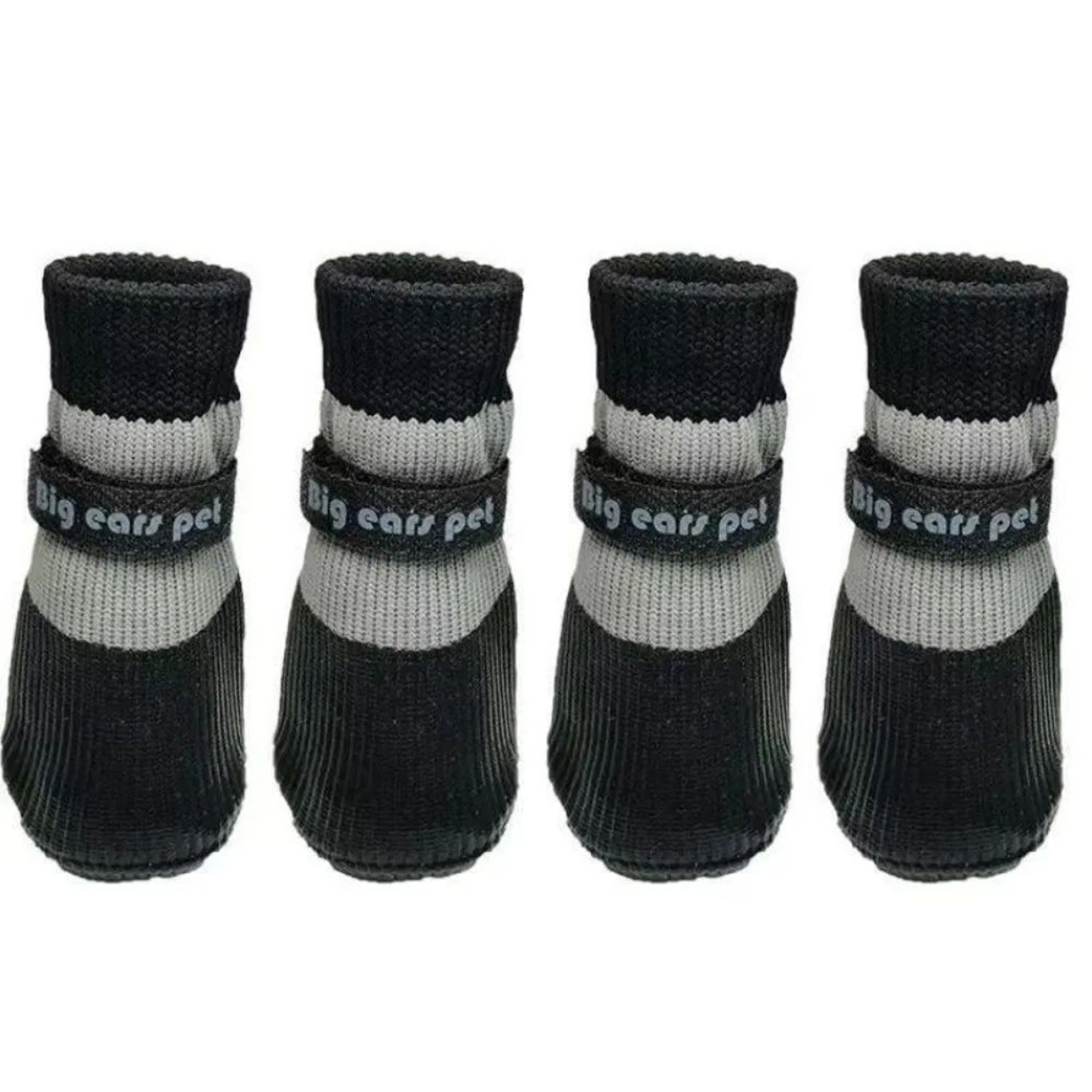 4 Pcs Waterproof Winter Dog Shoes  Warm AntiSlip Snow Boots With Soft Sole Adjustable Paw Covers Fo 11