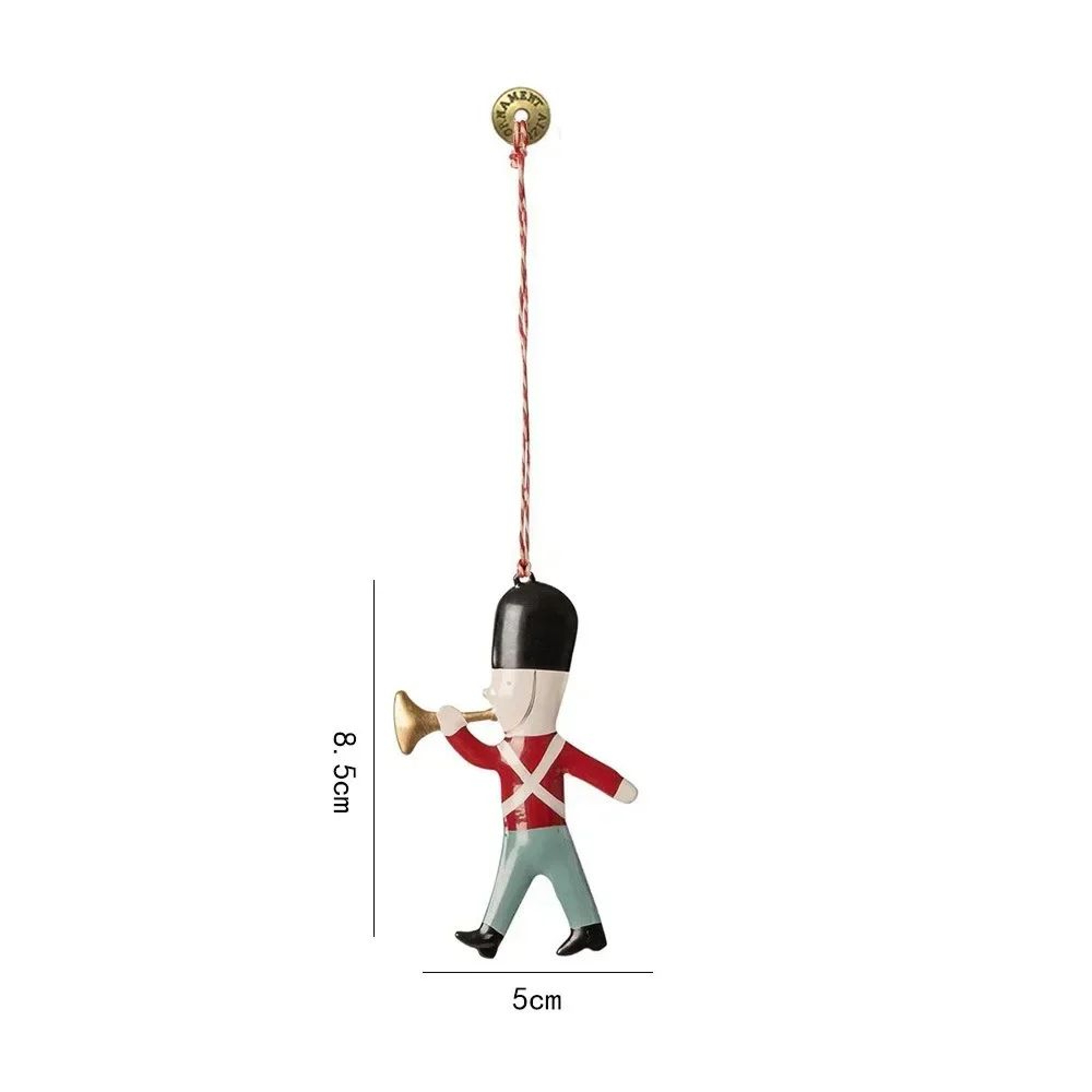 Iron Art Christmas Hanging Ornaments DIY Cartoon Soldier  Angel Drops For Tree Party Crafts Holiday 22
