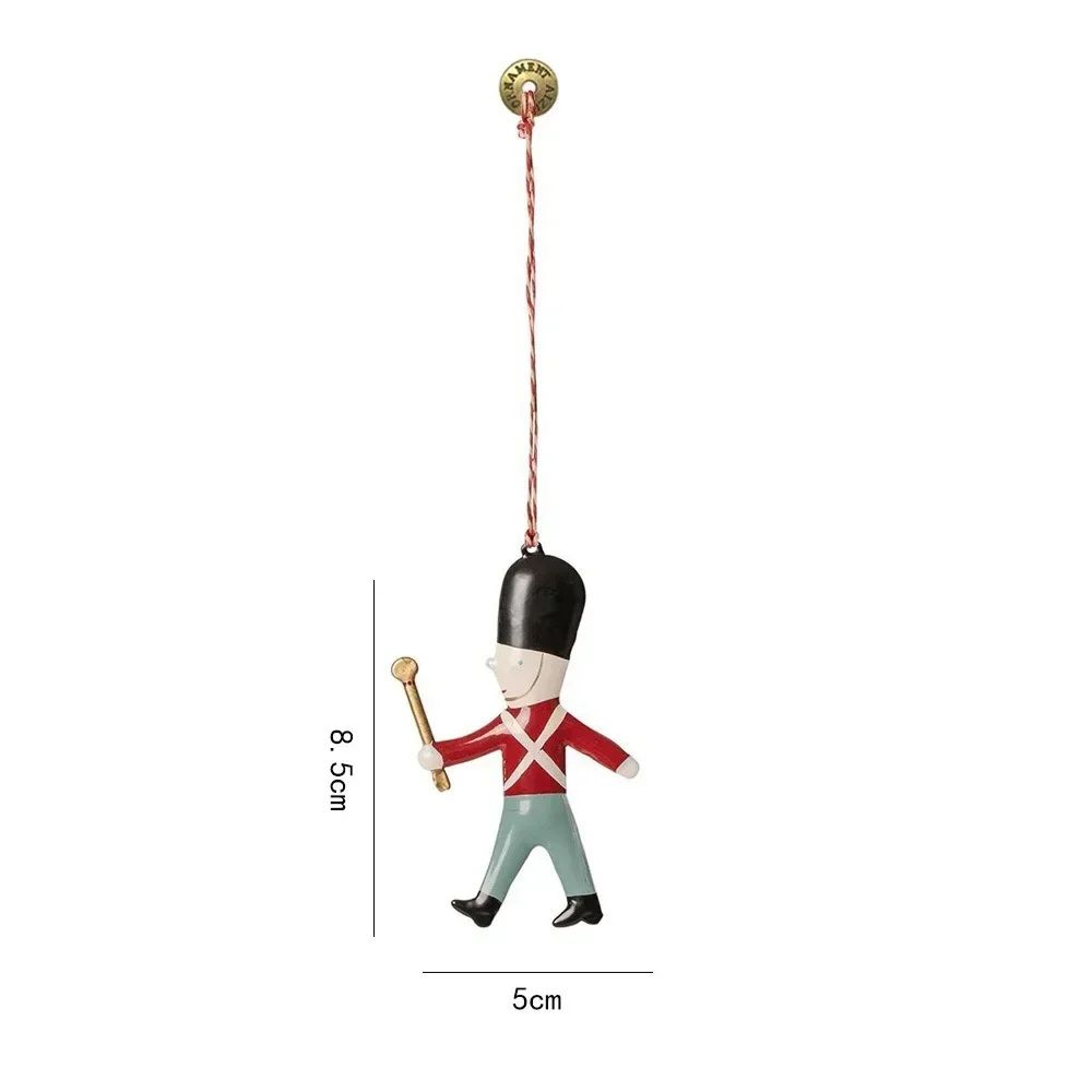 Iron Art Christmas Hanging Ornaments DIY Cartoon Soldier  Angel Drops For Tree Party Crafts Holiday 24