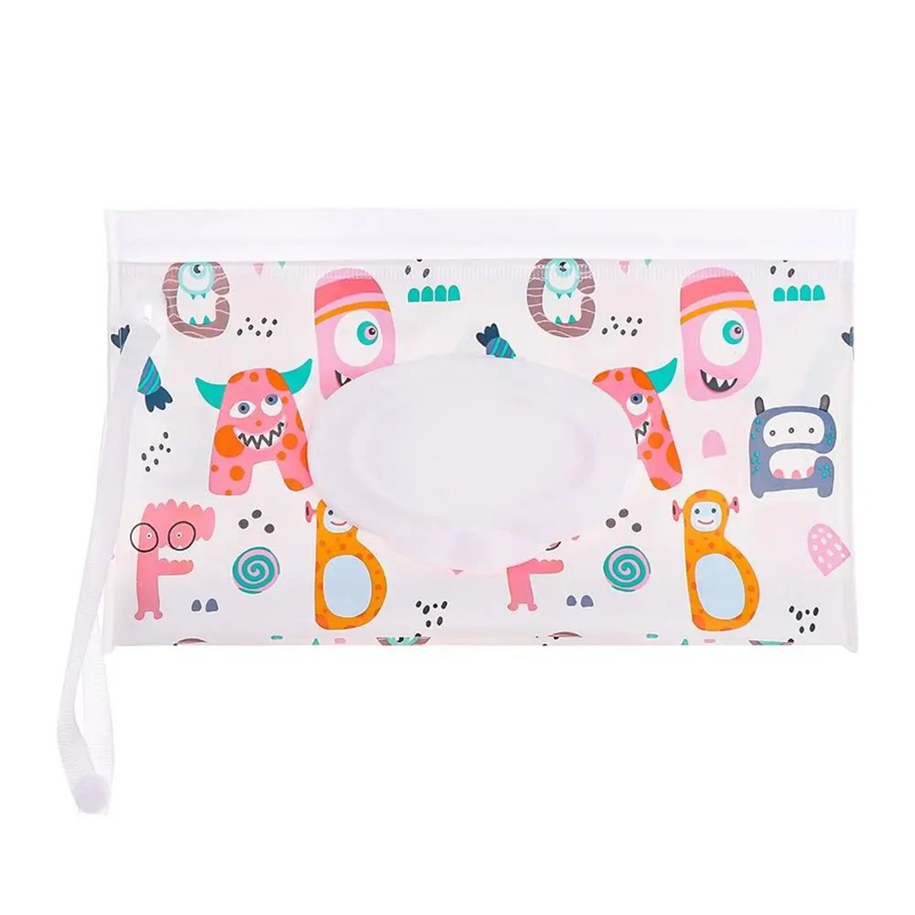 Portable Wet Wipes Pouch With Flip Cover Reusable Baby Wipes Holder Snap Closure Travel Tissue Bag  14