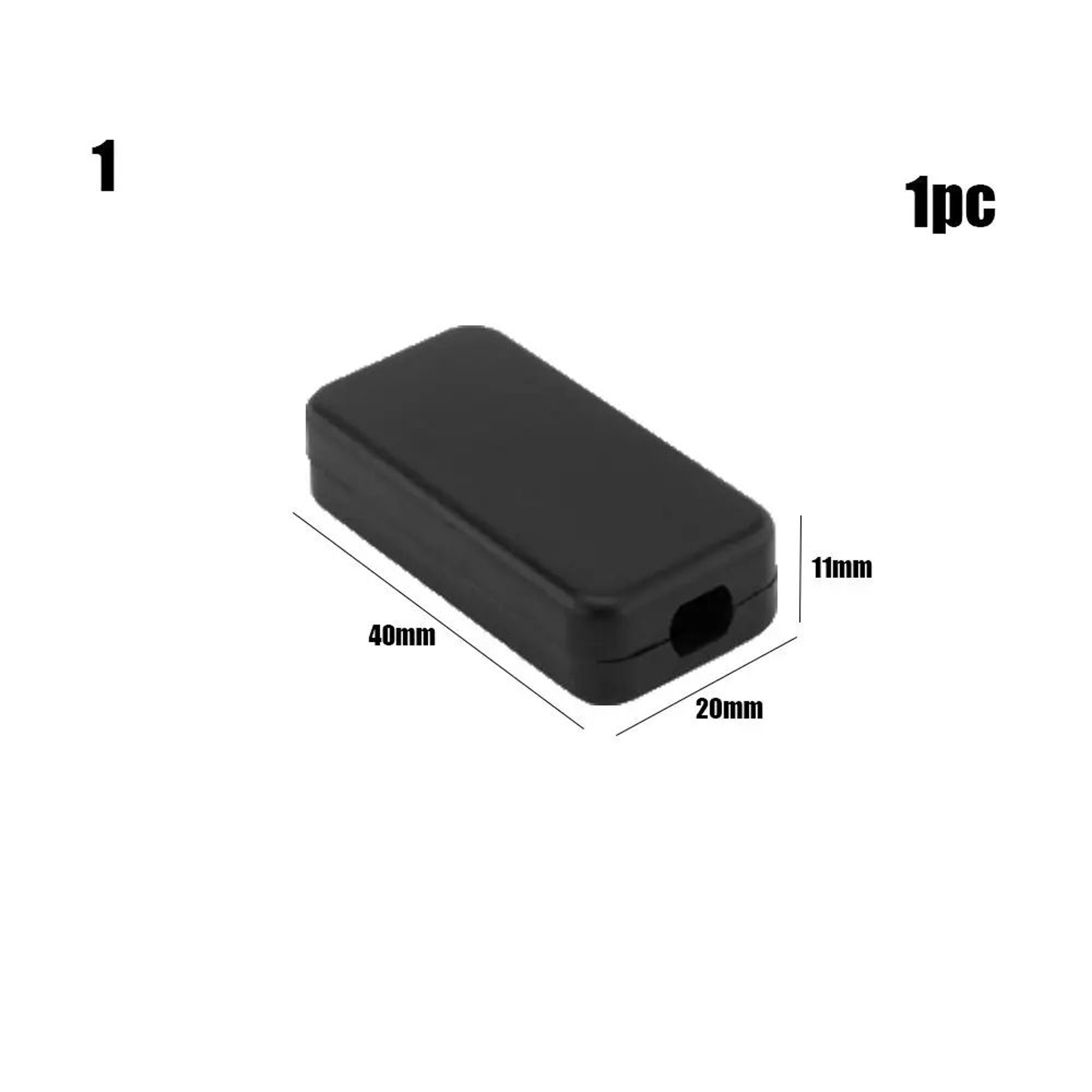 Waterproof ABS Electronic Enclosure Box  Black Instrument Project Case Housing For DIY Circuits Ele 13
