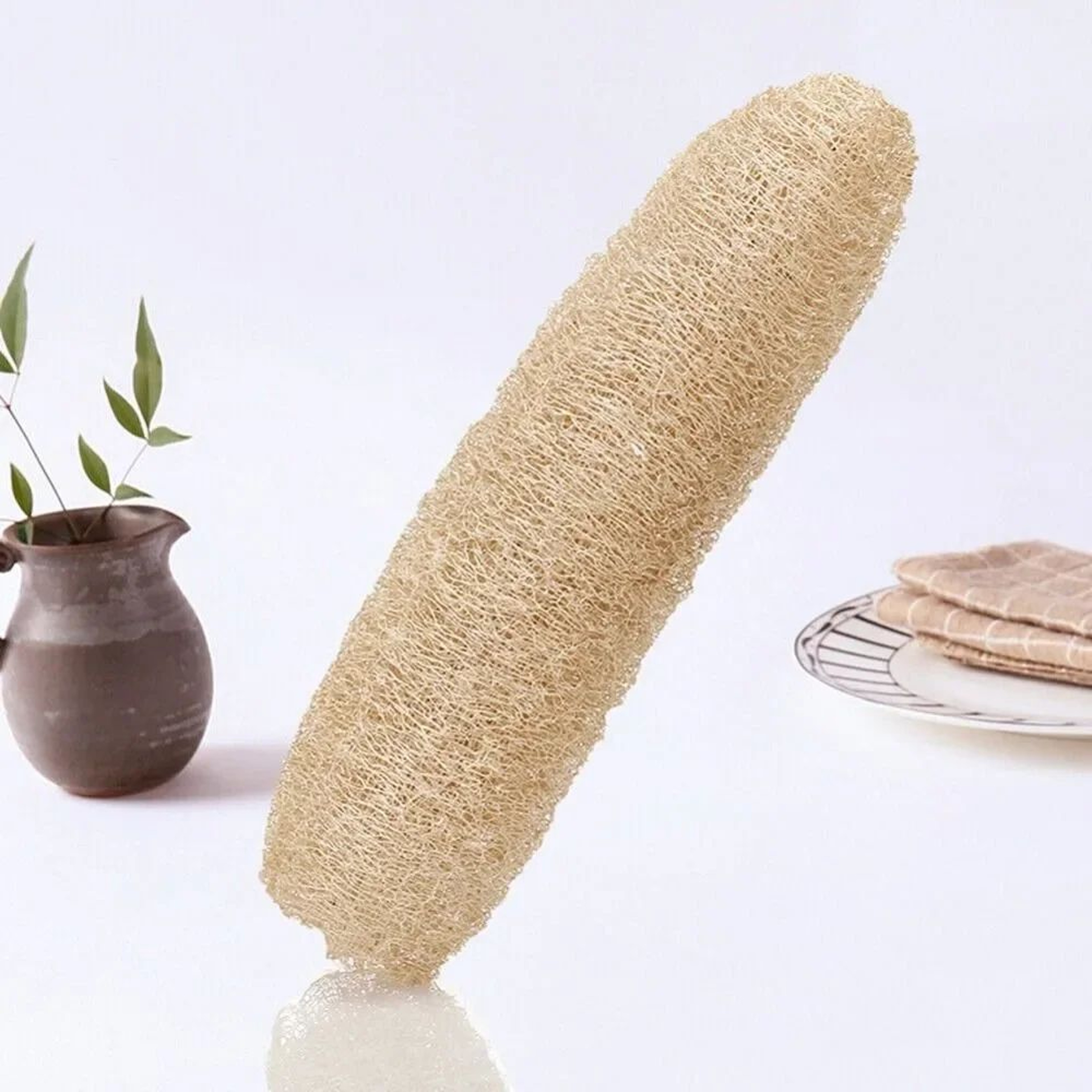 Natural Loofah Luffa Sponge Long PlantBased Dishwashing  Bath Scrubber  NonStick Safe Super Absorbe 11