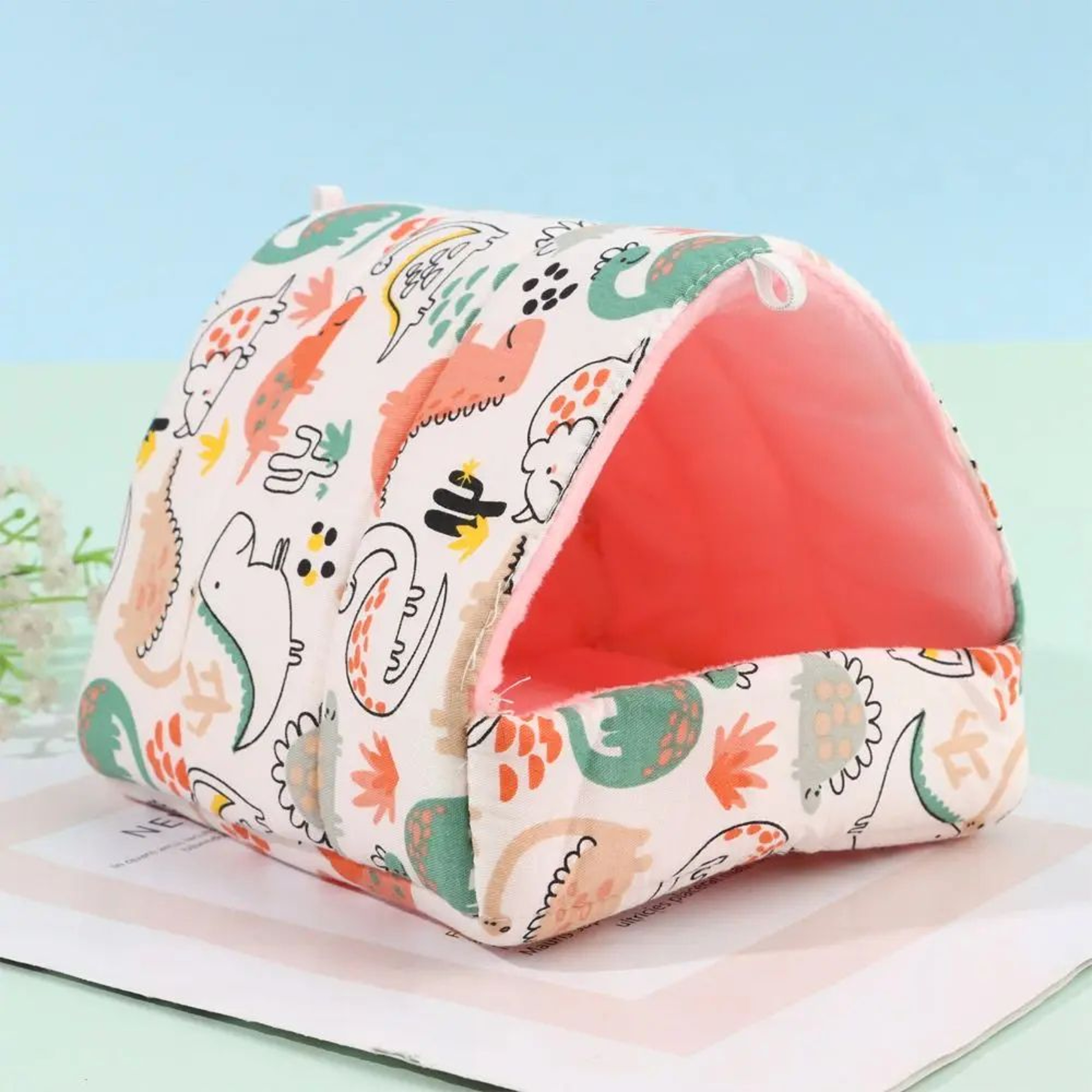 Warm Plush Small Animal Sleeping Bed  Cozy Winter Guinea Pig Nest  Hamster House  Rabbit Squirrel S 0