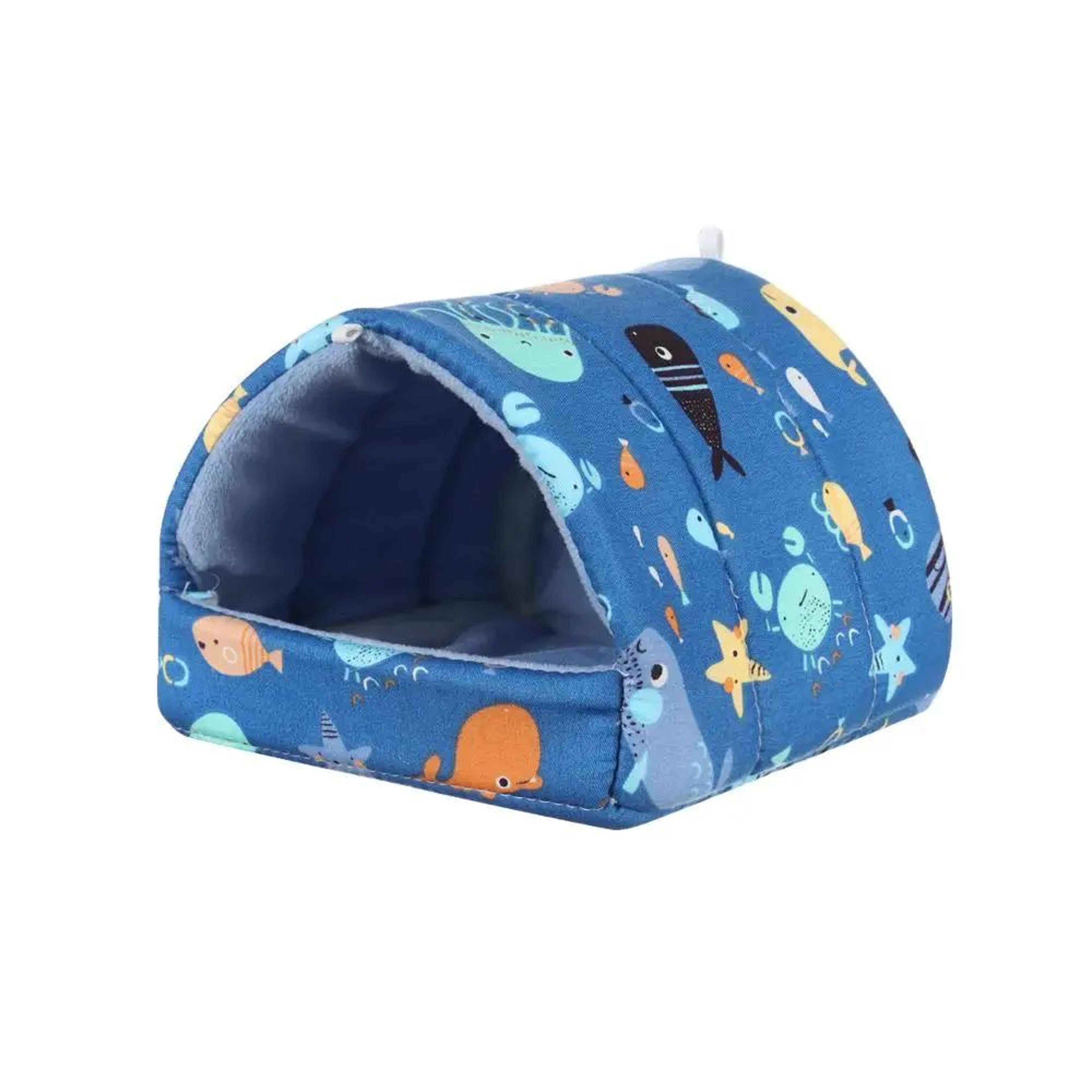 Warm Plush Small Animal Sleeping Bed  Cozy Winter Guinea Pig Nest  Hamster House  Rabbit Squirrel S 6