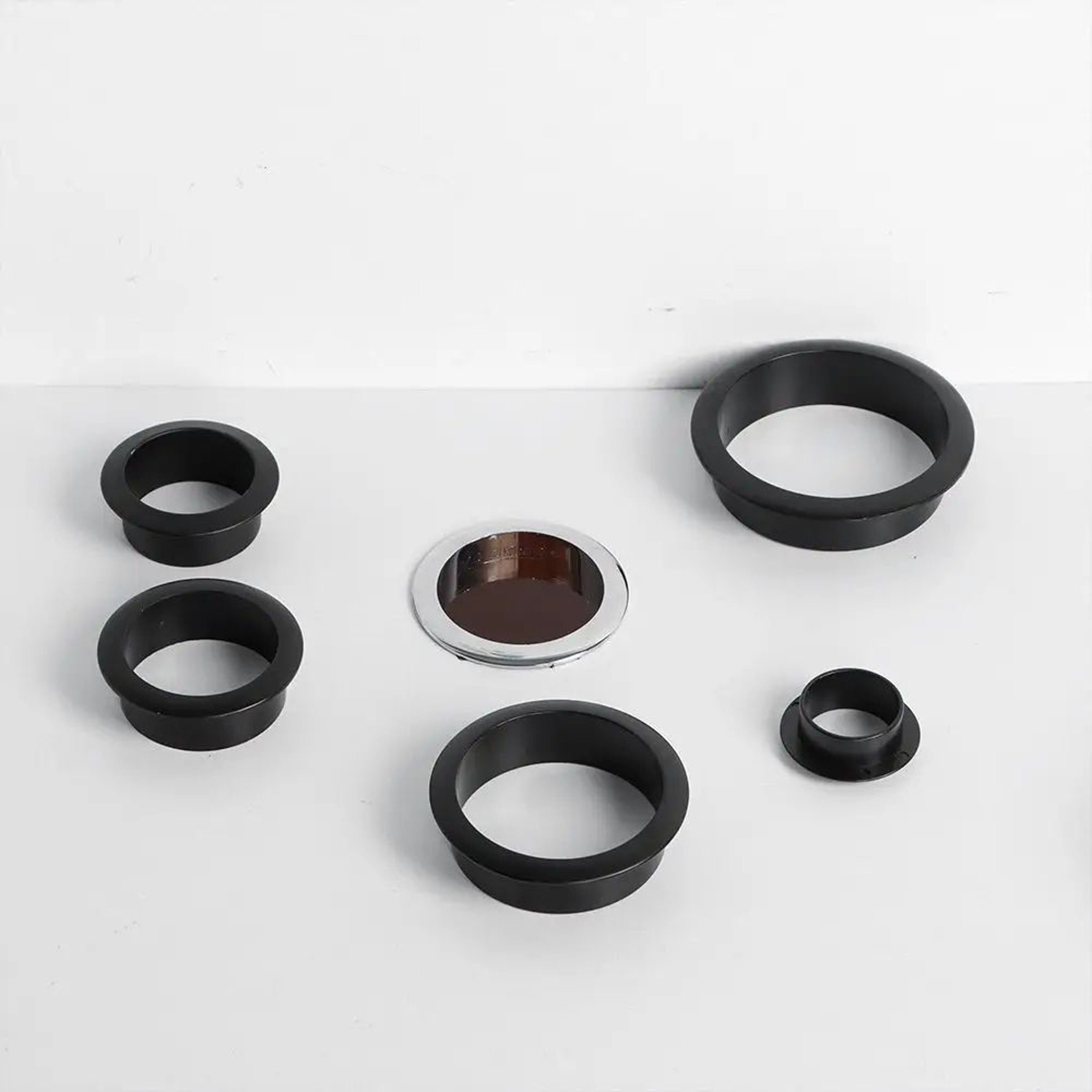 Zinc Alloy Desk Cable Grommet Hole Cover  Wire Port Organizer Plug For Computer Desk Cabinet Vent   1