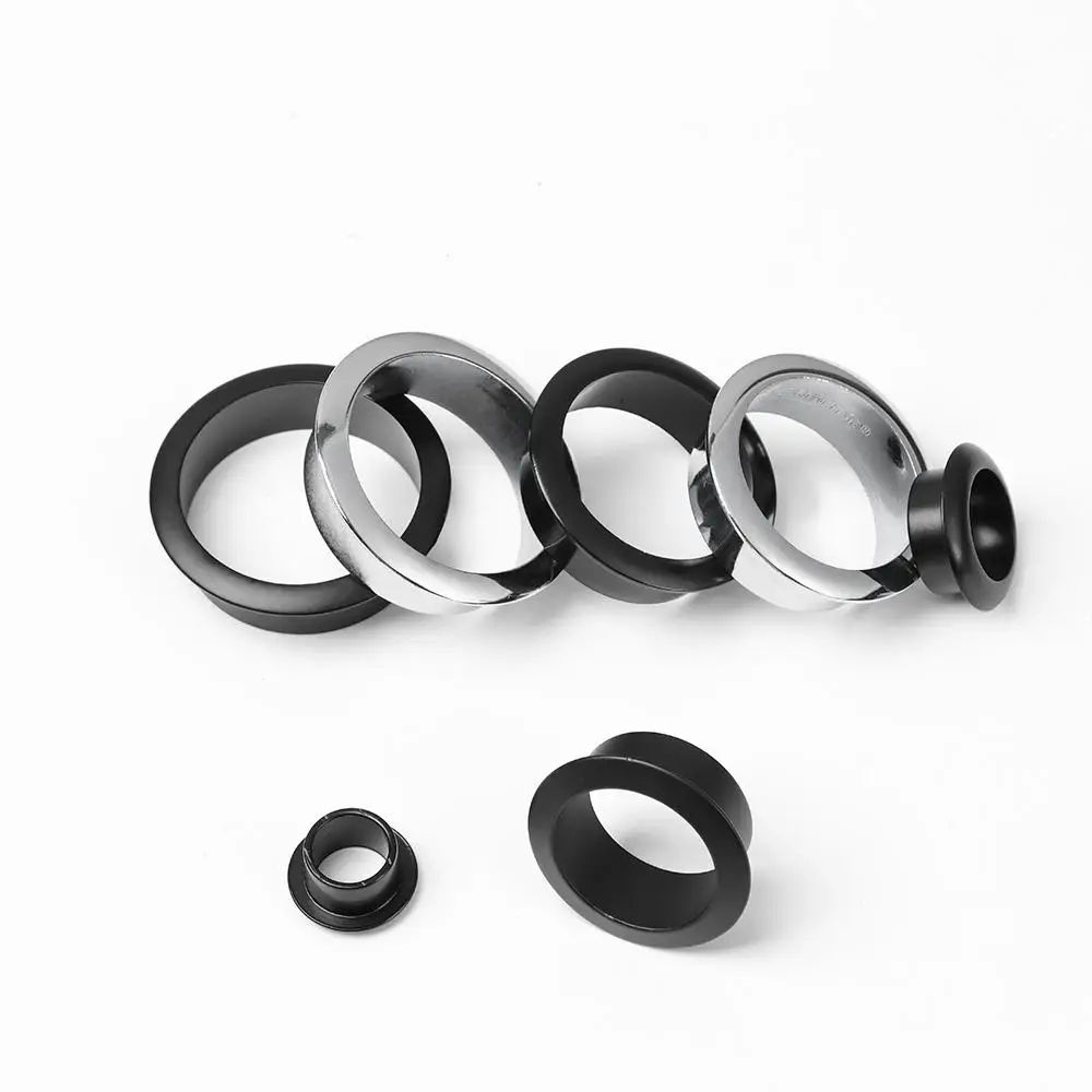Zinc Alloy Desk Cable Grommet Hole Cover  Wire Port Organizer Plug For Computer Desk Cabinet Vent   4