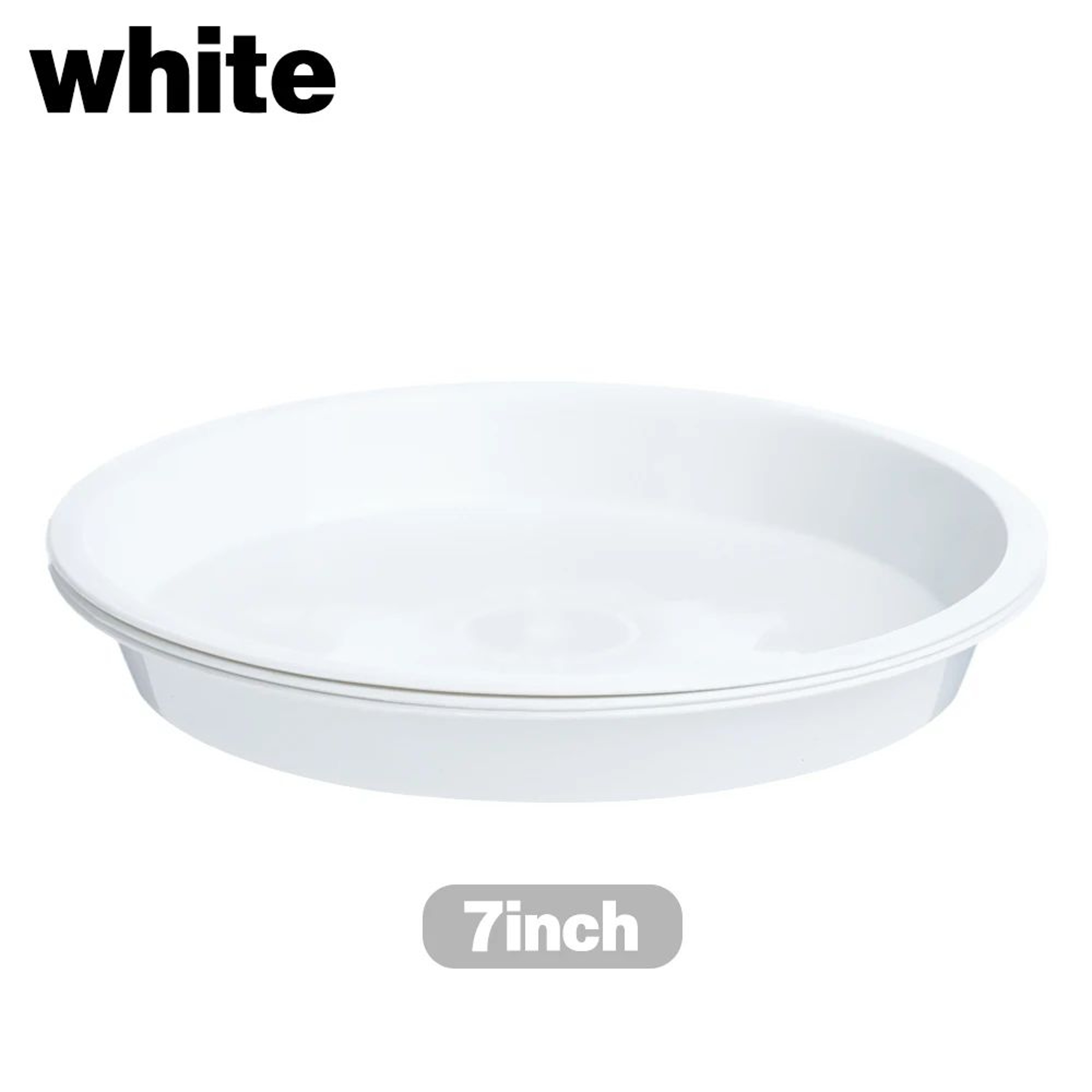 3 Pcs Plant Pot Saucers Drip Trays  Durable Plastic Flower Pot Trays For IndoorOutdoor Planters Wat 18