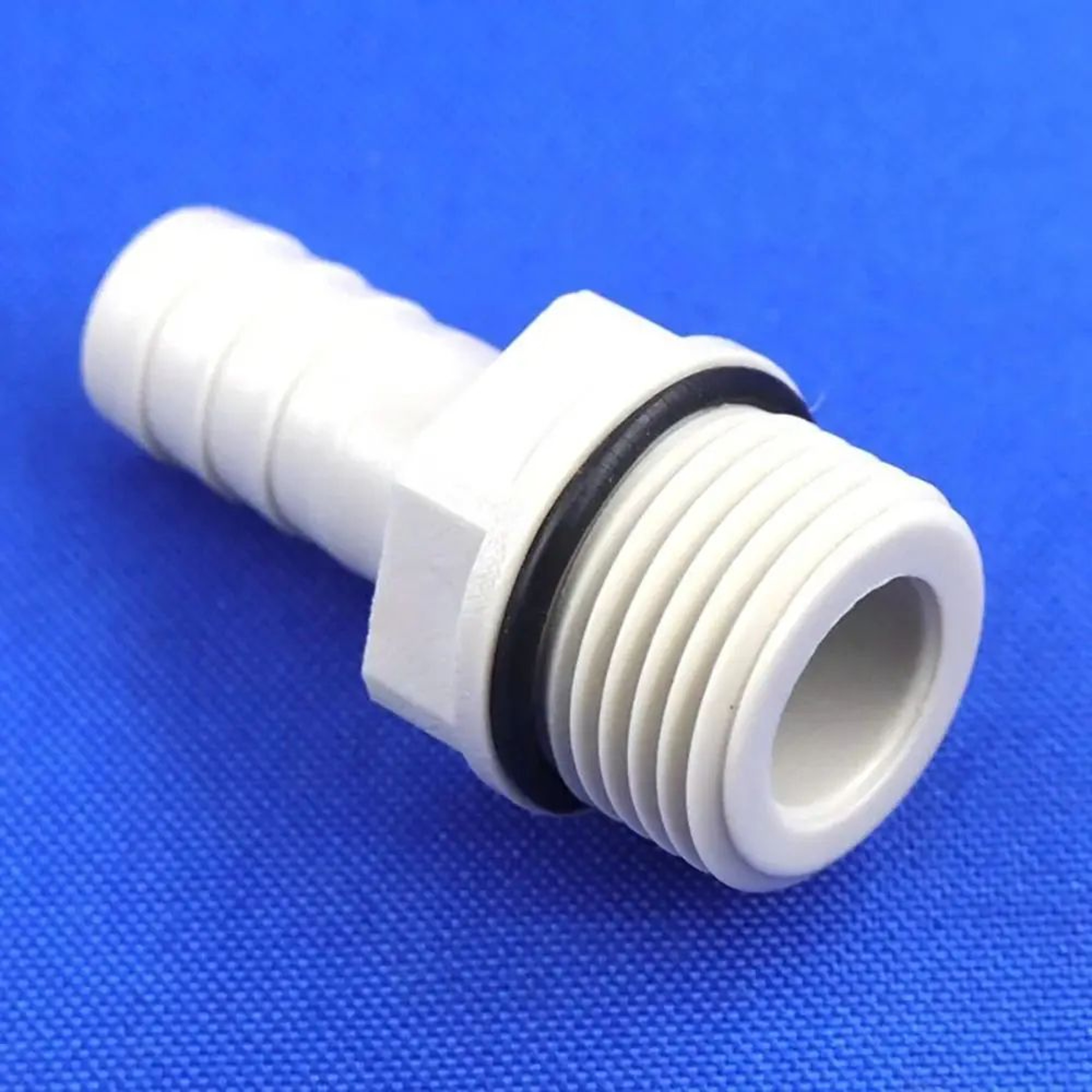 Barbed Hose Fitting Adapter 681012mm  18  14 Inches BSP Male Thread Plastic Connector For Pipe  Tub 3