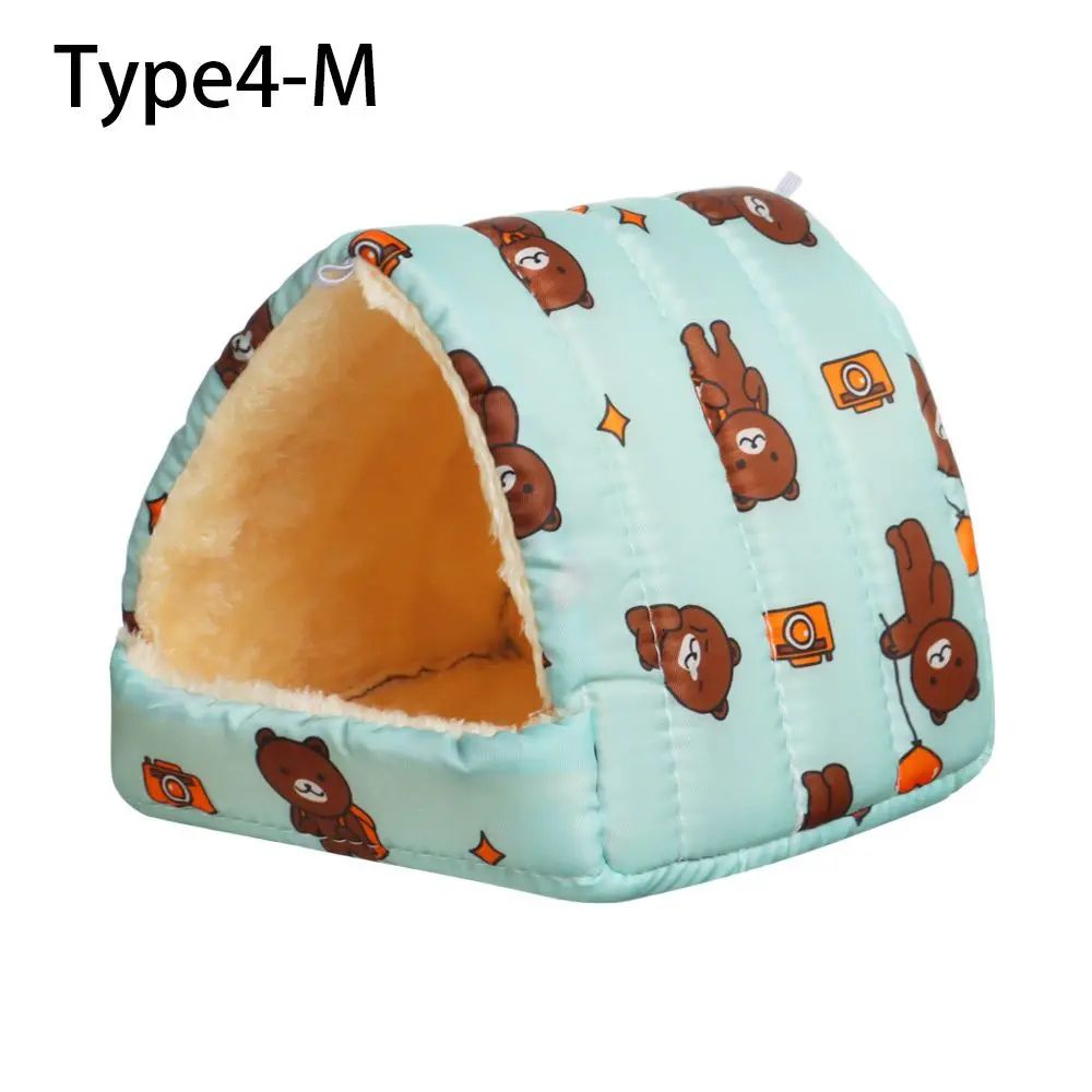 Warm Plush Small Animal Bed For Guinea Pig  Hamster  Cozy Winter Sleeping Nest Mat For Rabbit Squir 18