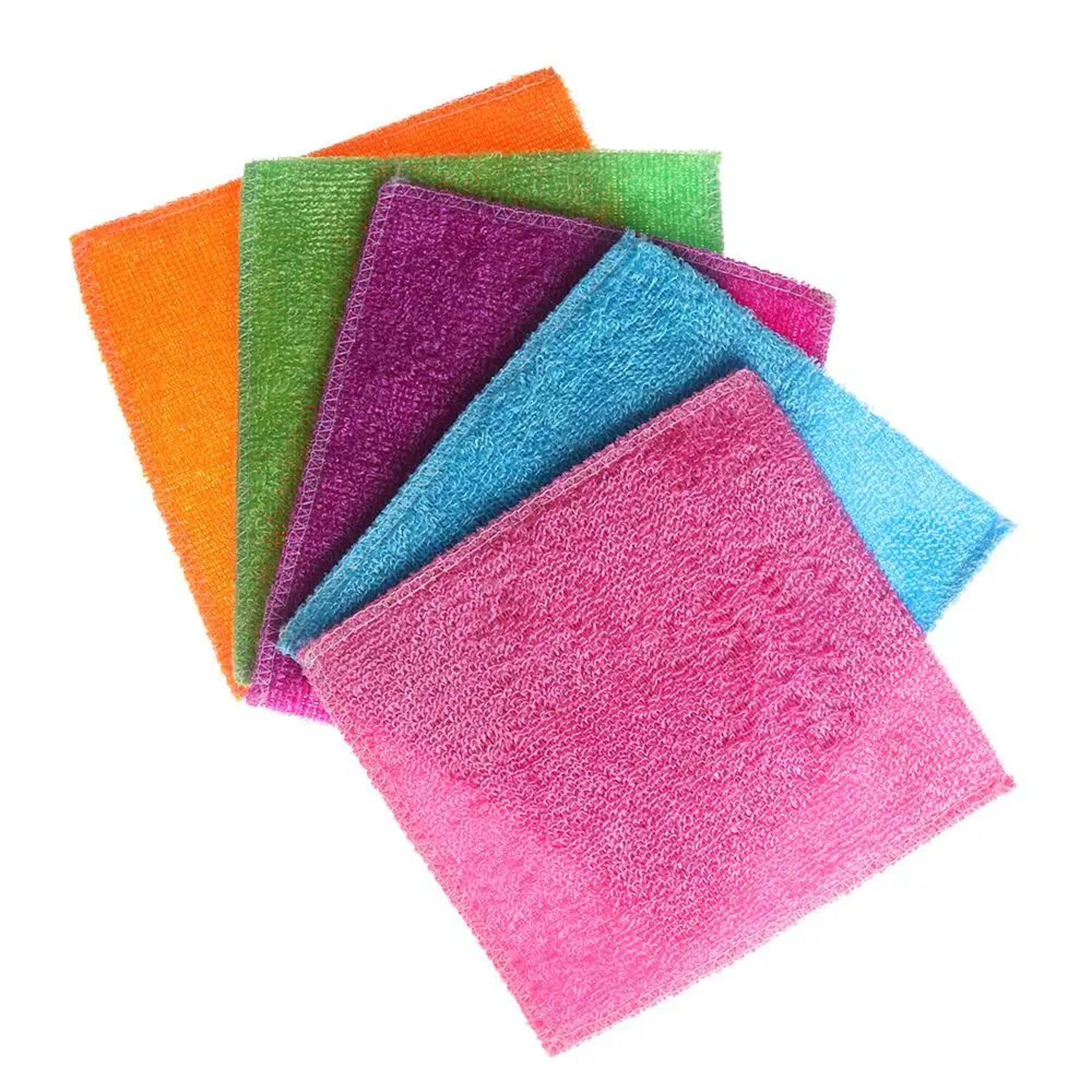 Bamboo Fiber Kitchen Cleaning Cloths  Super Absorbent AntiGrease Dish Wipes Washing Towels  Scourin 1