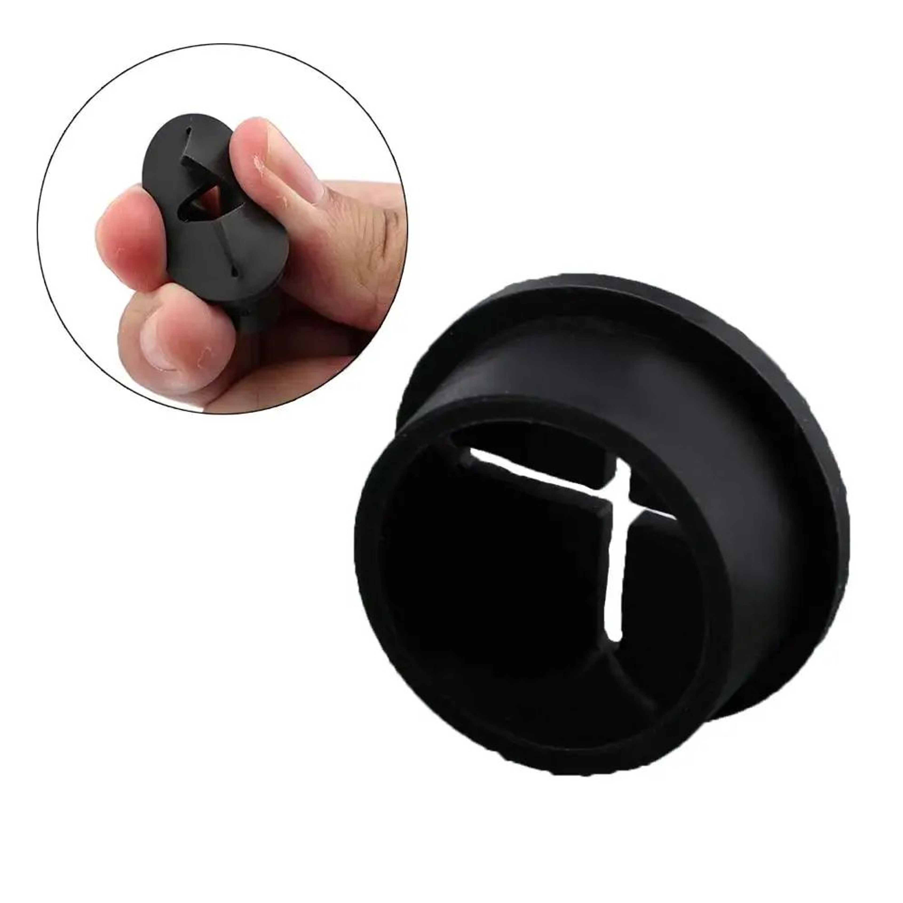 Flexible Silicone Cable Grommet Hole Cover For Desk Table TV Console PC Tidy Wire Organizer DustPro 2