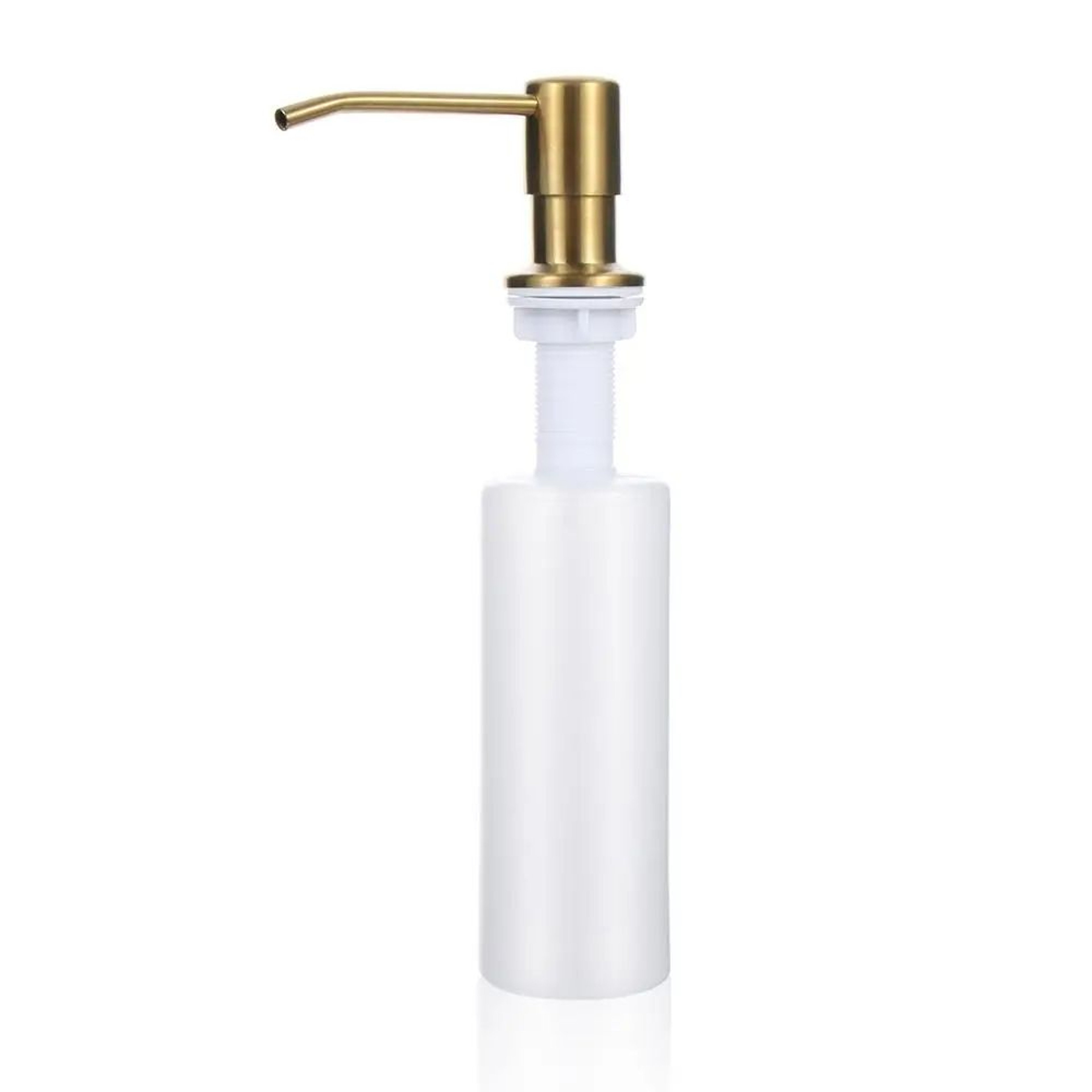 Stainless Steel Pump Soap Dispenser Bottle For Kitchen Sink  Bathroom Refillable Hand Wash Lotion H 7