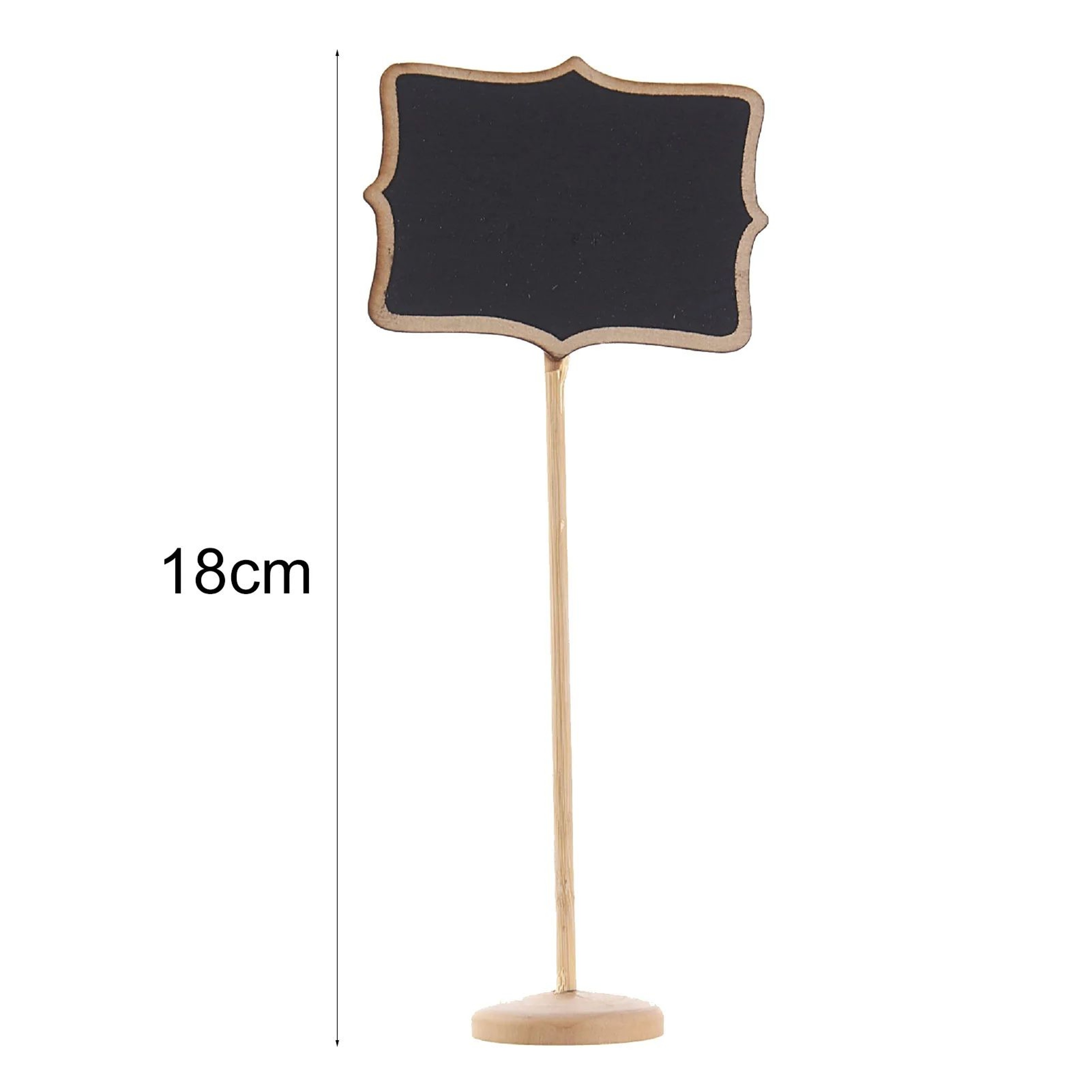 10 Pcs Mini Chalkboard Signs With Wooden Easels For Messages Table Numbers Events Cafes  Home Decor 5