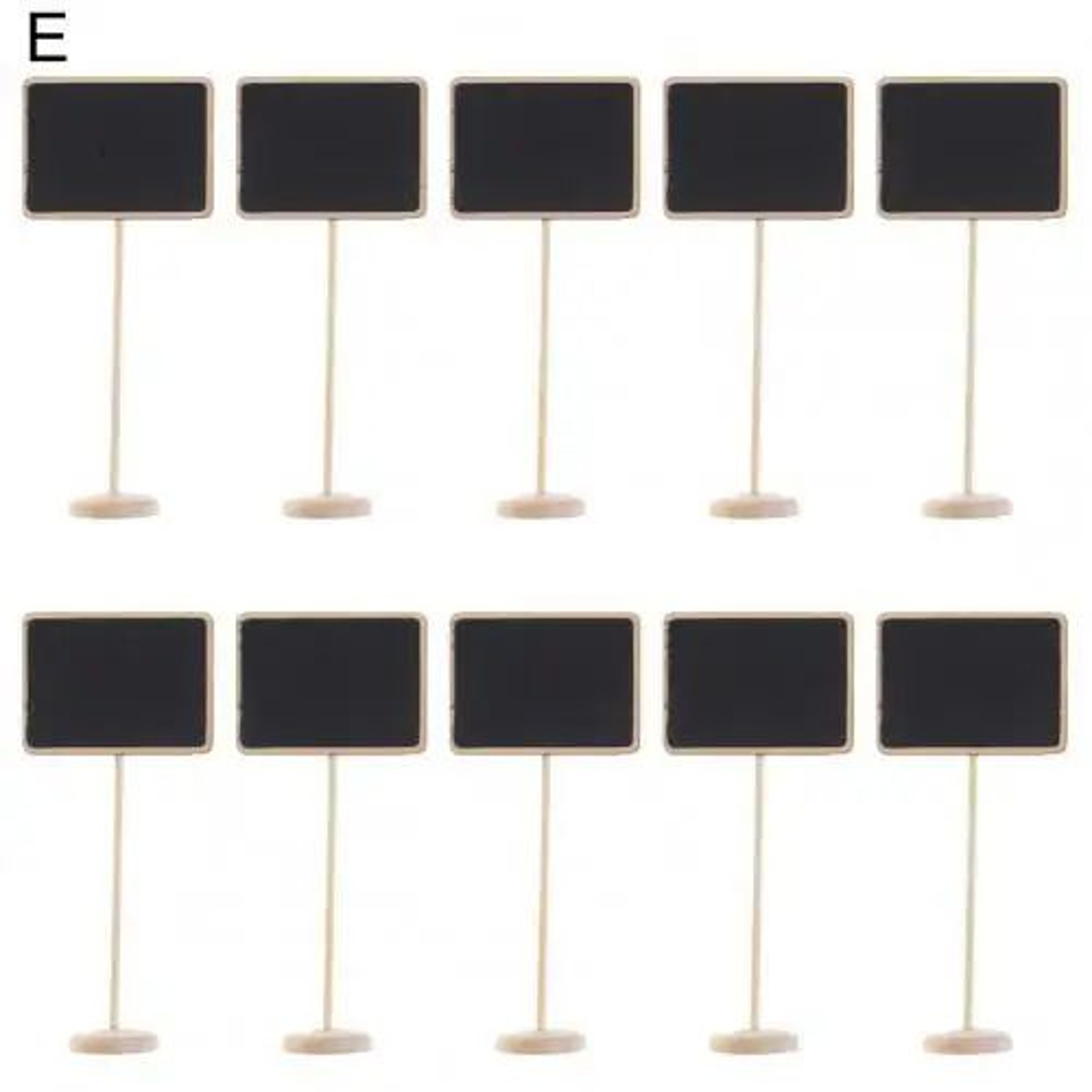 10 Pcs Mini Chalkboard Signs With Wooden Easels For Messages Table Numbers Events Cafes  Home Decor 10