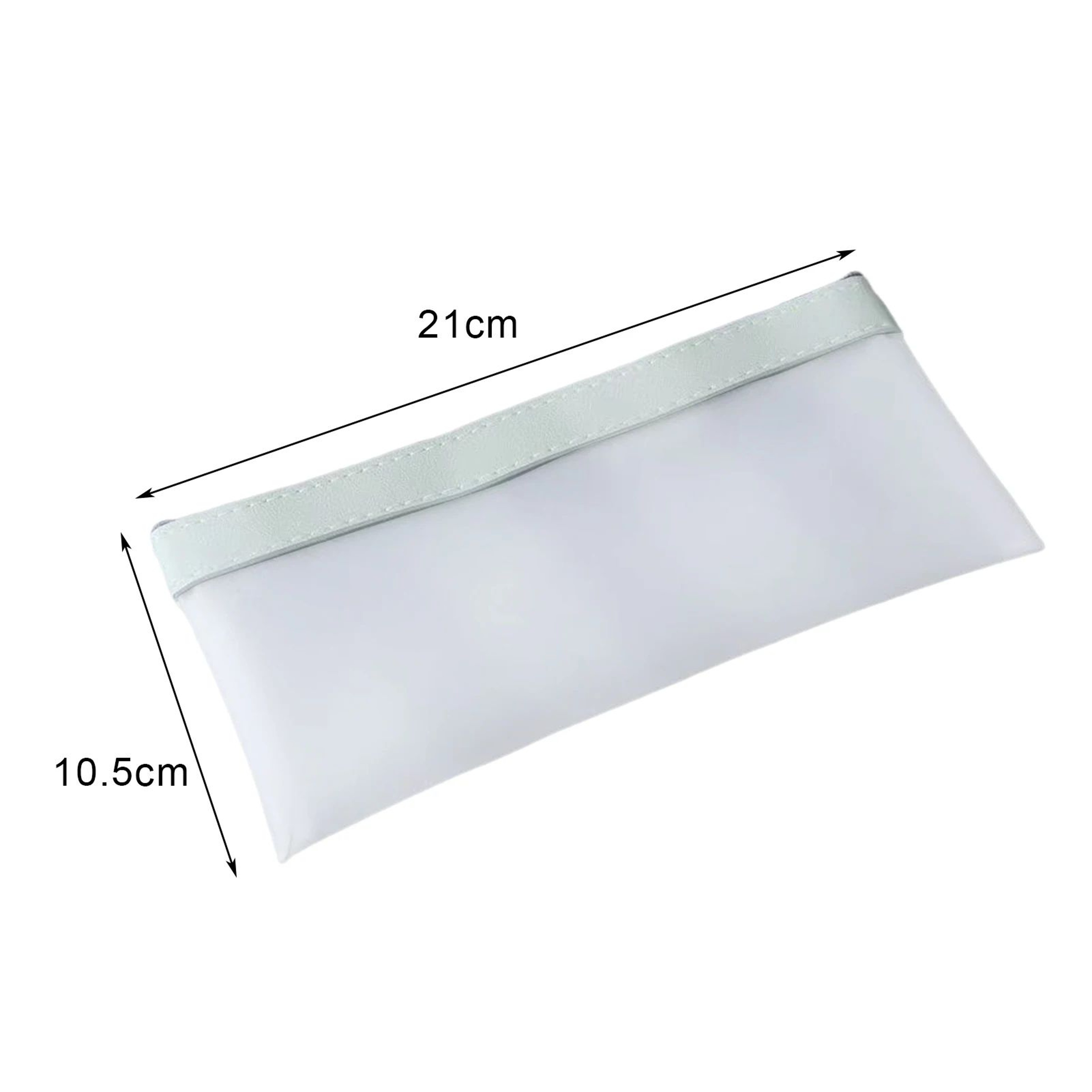 Transparent PVC Pencil Case With Zipper Waterproof Clear School Pouch For Stationery Makeup  Travel 5