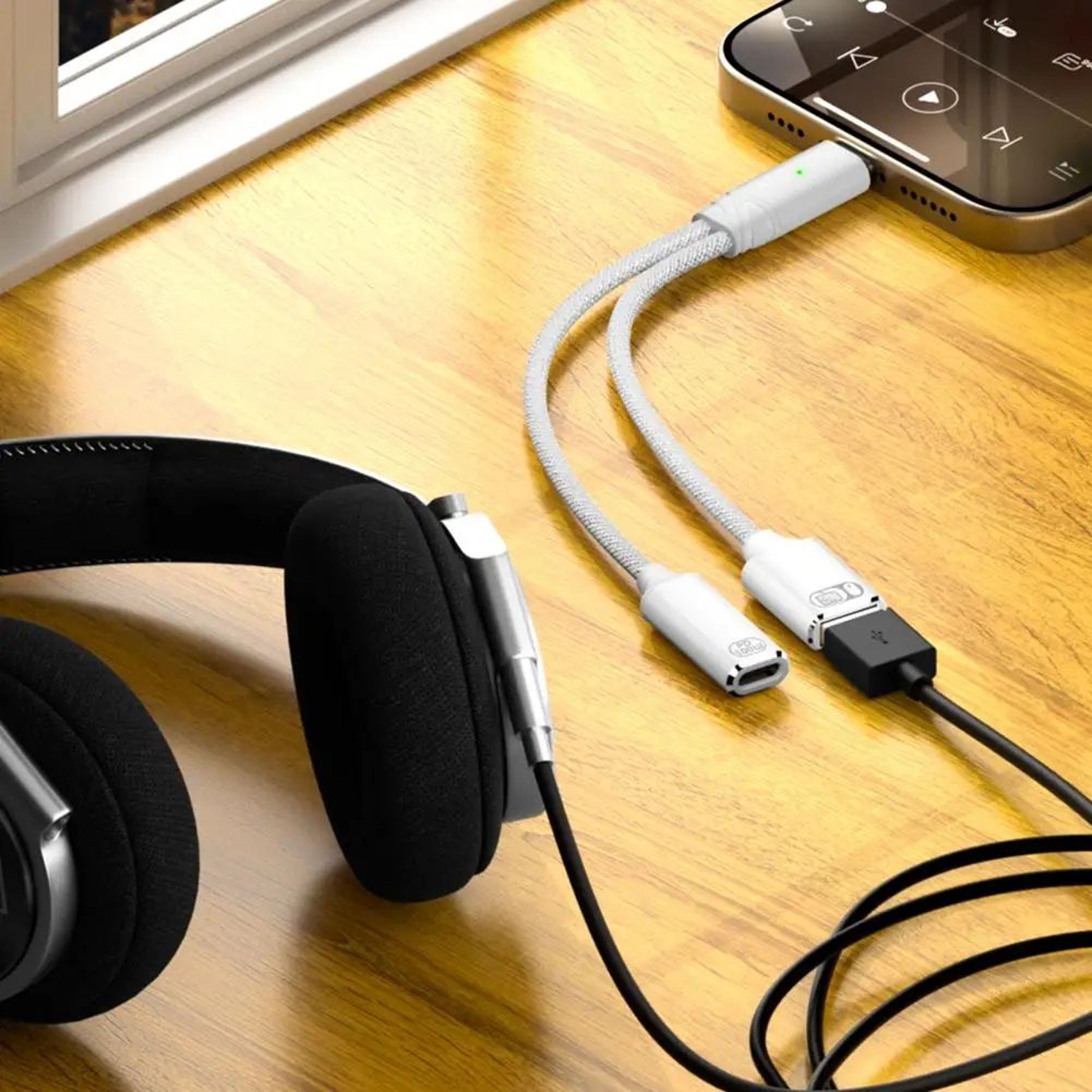USBC OTG Adapter Cable USB 30 With 100W PD Fast Charging HighSpeed Data Transfer Converter For Lapt 4